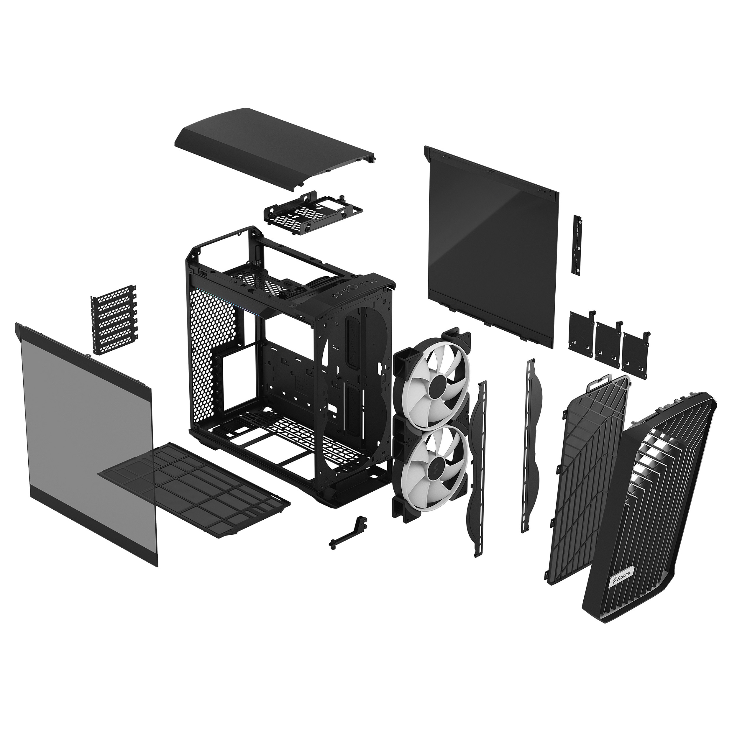 Kućište FRACTAL DESIGN Torrent Compact (rgb, tg light, crno)-18