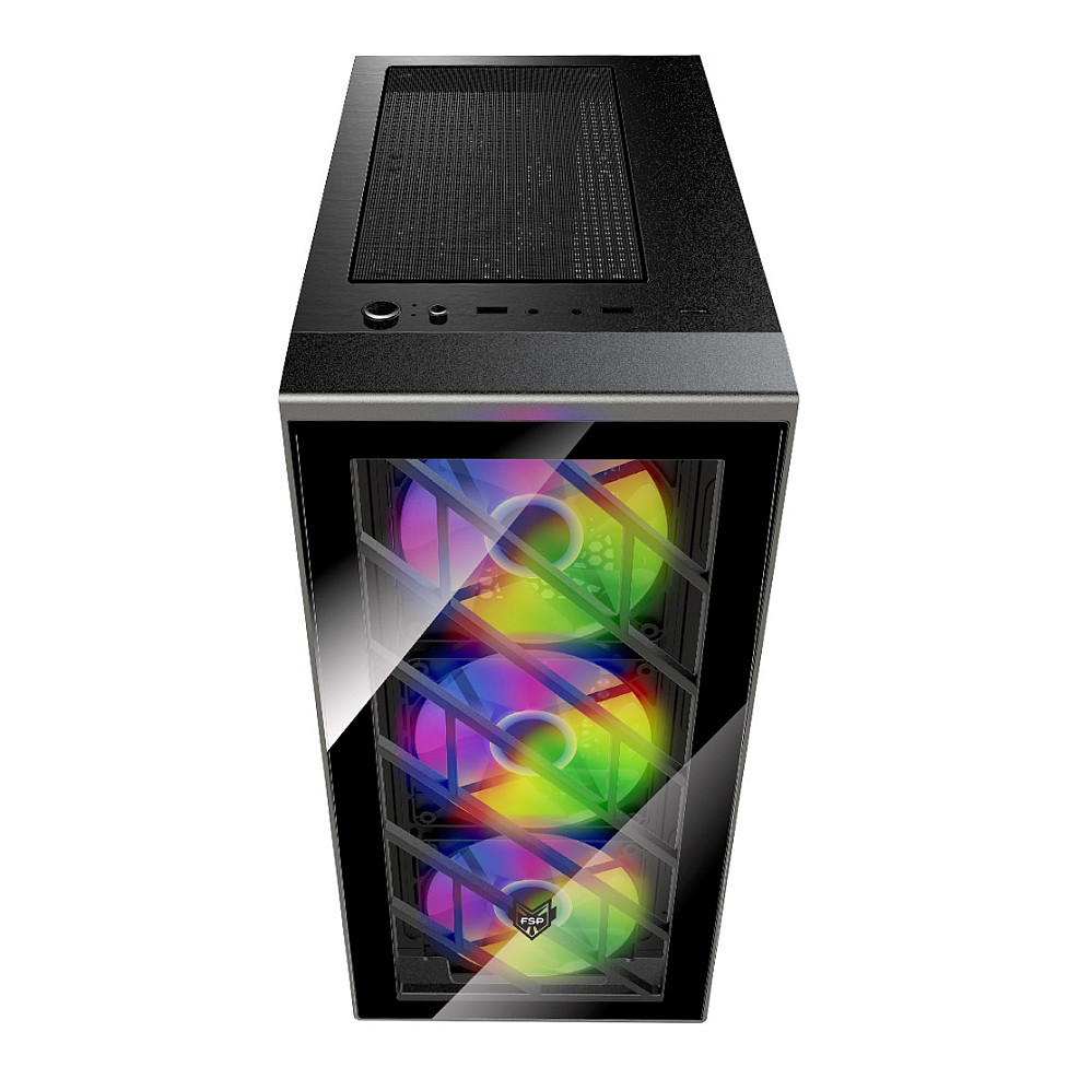 Kućište FORTRON CMT 192 (atx, 7 utora za proširenje, 2x 3.5" hdd, 1x 2.5" ssd, 1x usb 3.0, 2x usb 2.0, hd audio, 3x 120mm ventilator, 1x 120mm ventilator, max. visina hladnjaka 160 mm, max. dužina kartice 285 mm, boja crna)-3