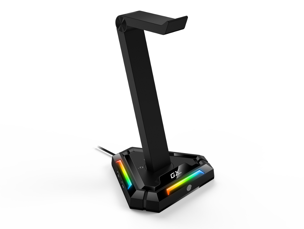 Postolje za slušalice GX-UH100, LED, USB hub-0