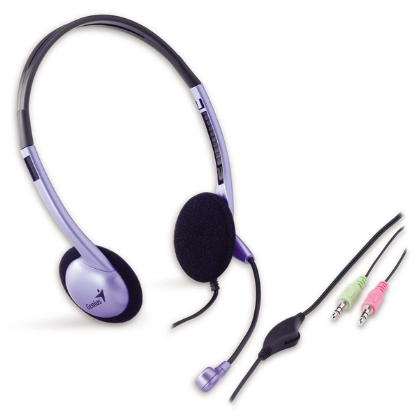 Slušalice s mikrofonom GENIUS HS-02B set