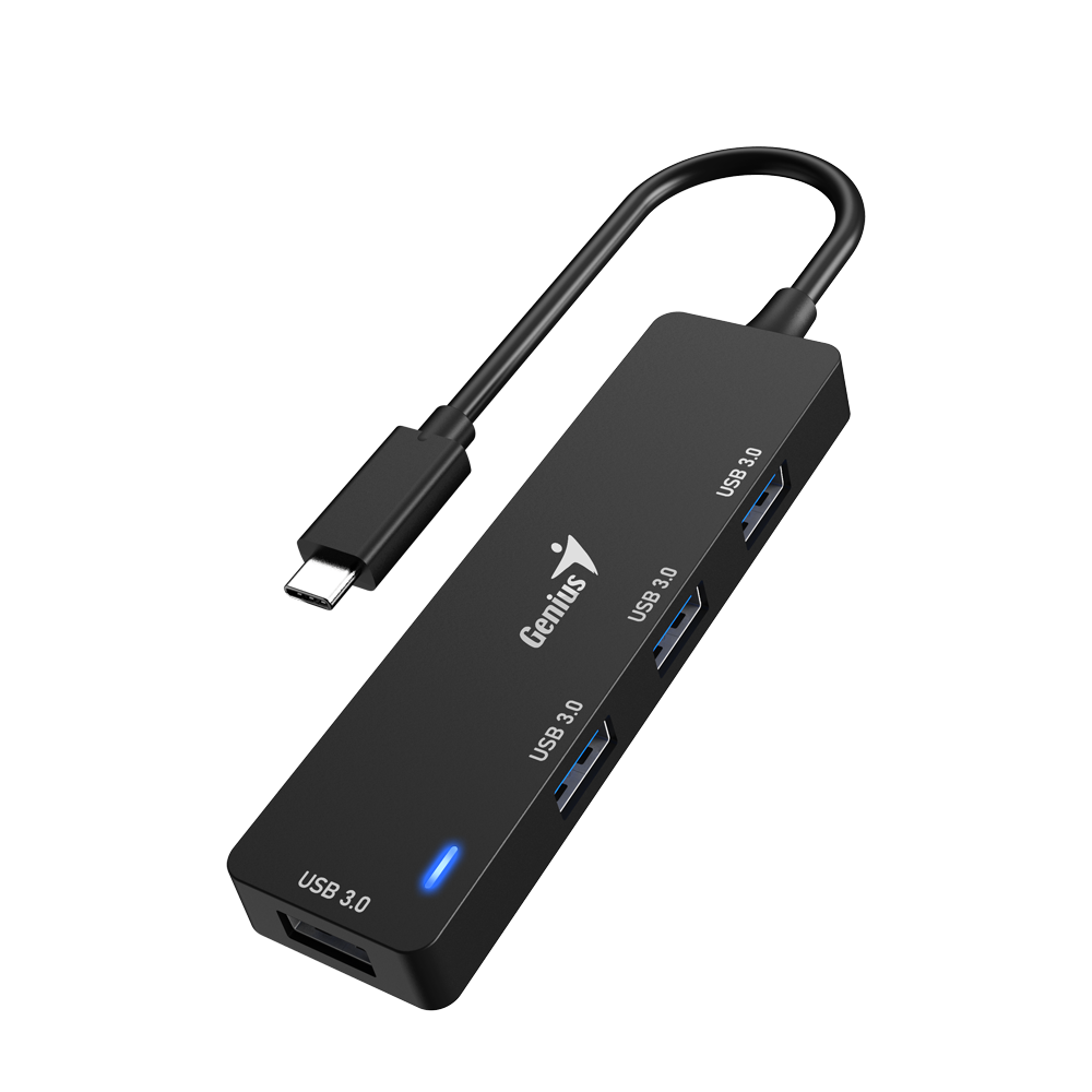 USB Hub GENIUS UH-400 (4-port, USB 3.0, Type-C)-0