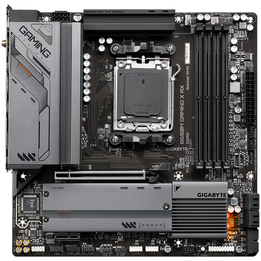 Matična ploča GIGABYTE GA-B650M Gaming X AX (amd socket am5, amd b650, ddr5 6400(oc), 128 gb)-2