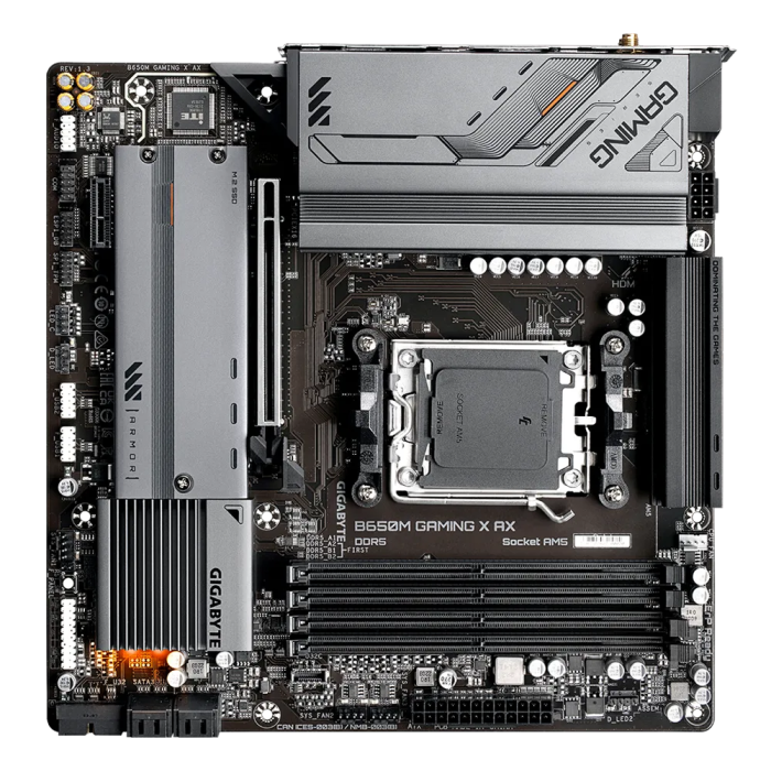 Matična ploča GIGABYTE GA-B650M Gaming X AX (amd socket am5, amd b650, ddr5 6400(oc), 128 gb)-5