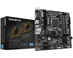 GigaByte MB B760M DS3H DDR4, S.1700, DDR4/5333(OC), PCIe 4.0, 2.5 G-LAN, VGA/HDMI/2×DP, USB-C, mATX-1