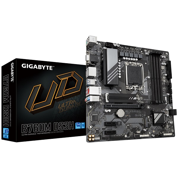 Matična ploča GIGABYTE B760M DS3H G10, DDR5, s1700, mATX-0