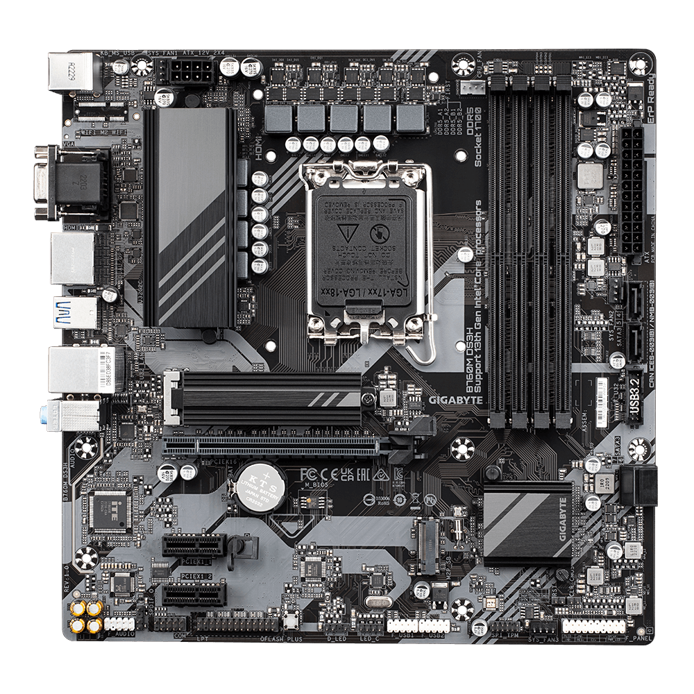 Matična ploča GIGABYTE B760M DS3H G10, DDR5, s1700, mATX-4
