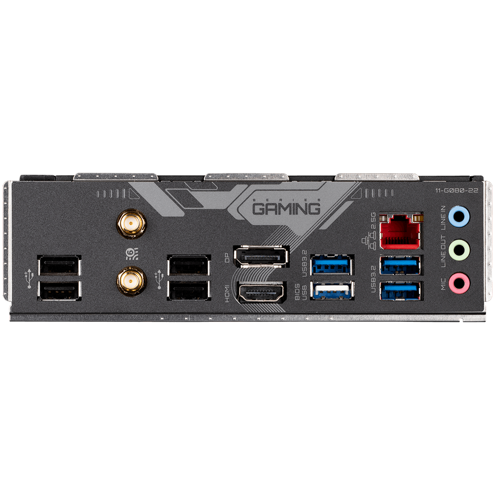 MBO GIGABYTE B760M GAMING X AX (intel lga 1700, mATX, 4 x ddr5, 192GB, intel b760, 2.5GbE, wi-fi 6E, bluetooth 5.3, hdmi 2.0, displayport)-7
