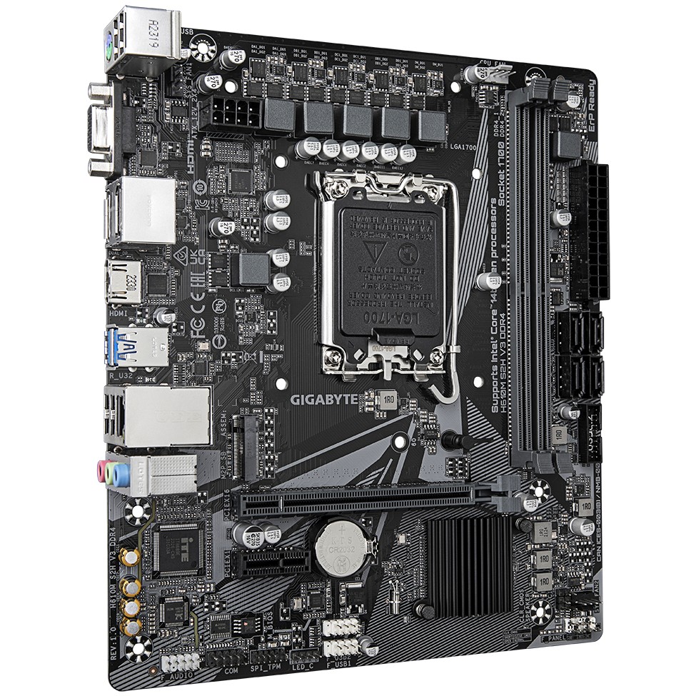 Matična ploča GIGABYTE LGA1700 (2 x DDR4, 1 x M.2, 4 x SATA, 1 x D-Sub, 2 x DisplayPorts, 1 x HDMI port, Micro ATX)-11