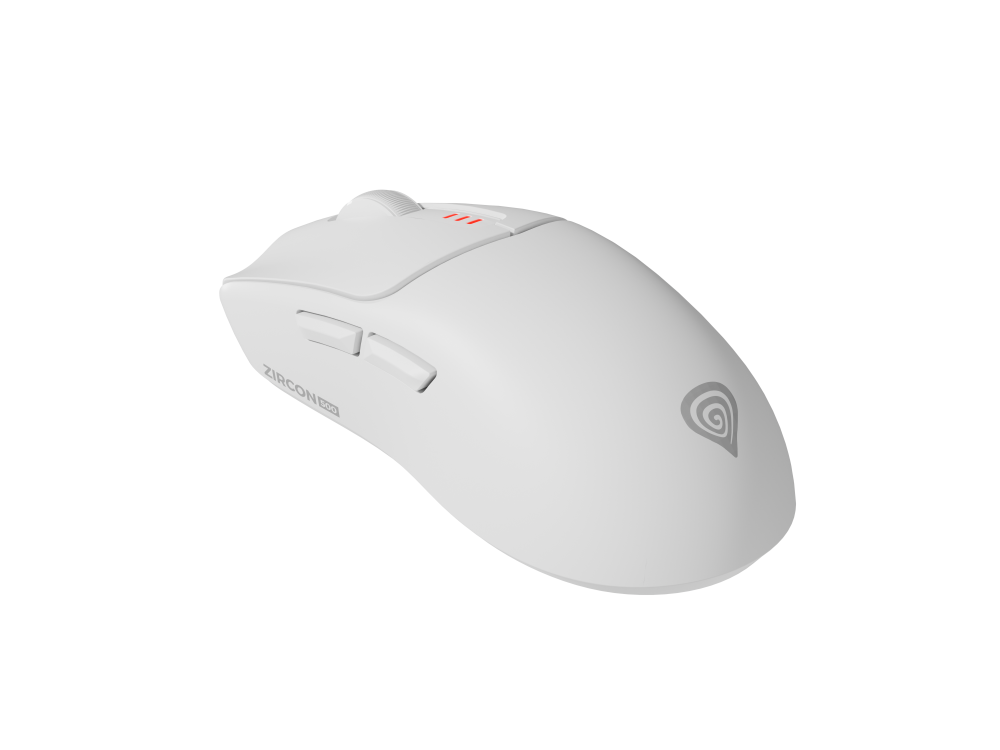 Gaming miš GENESIS Zircon 500 (bežični, 10000 DPI, 6 tipki, Bluetooth, bijeli)-0