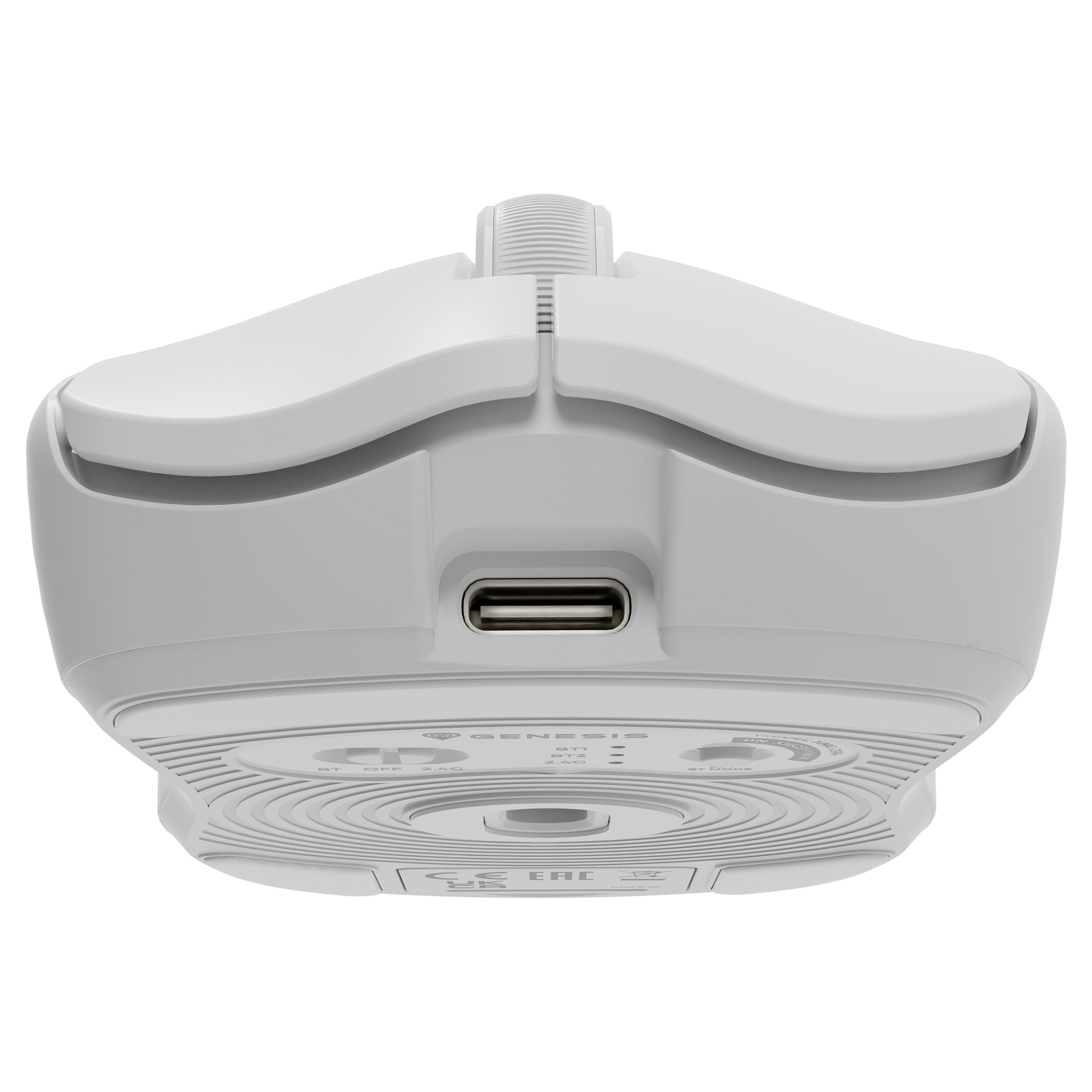 Gaming miš GENESIS Zircon 500 (bežični, 10000 DPI, 6 tipki, Bluetooth, bijeli)-11