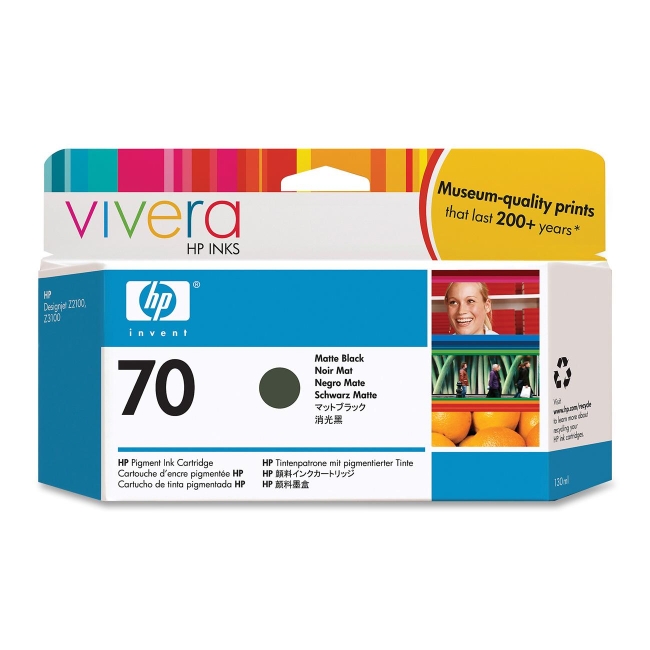 Tinta HP 70 (C9448A) Mat crna (130 ml)-0