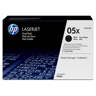 Toner HP CE505XD crna boja, 2 x 6500 str