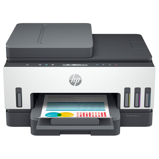 Višenamjenski uređaj HP SMART TANK 750 AiO Printer 6UU47A (Ispis, skeniranje, kopiranje, ADF, bežično)-0