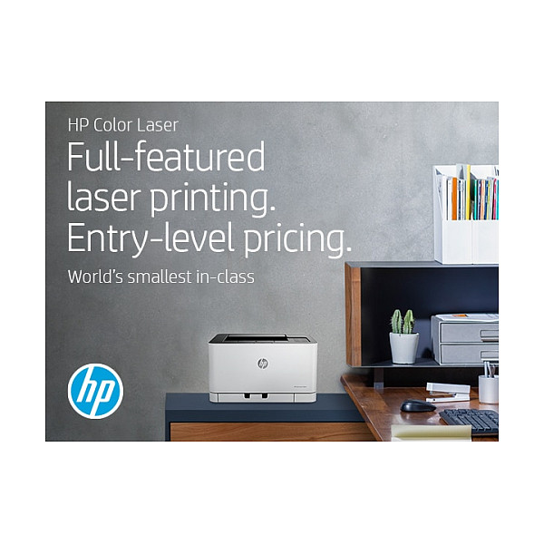 Printer HP Color Laser 150nw Printer, 4ZB95A-12