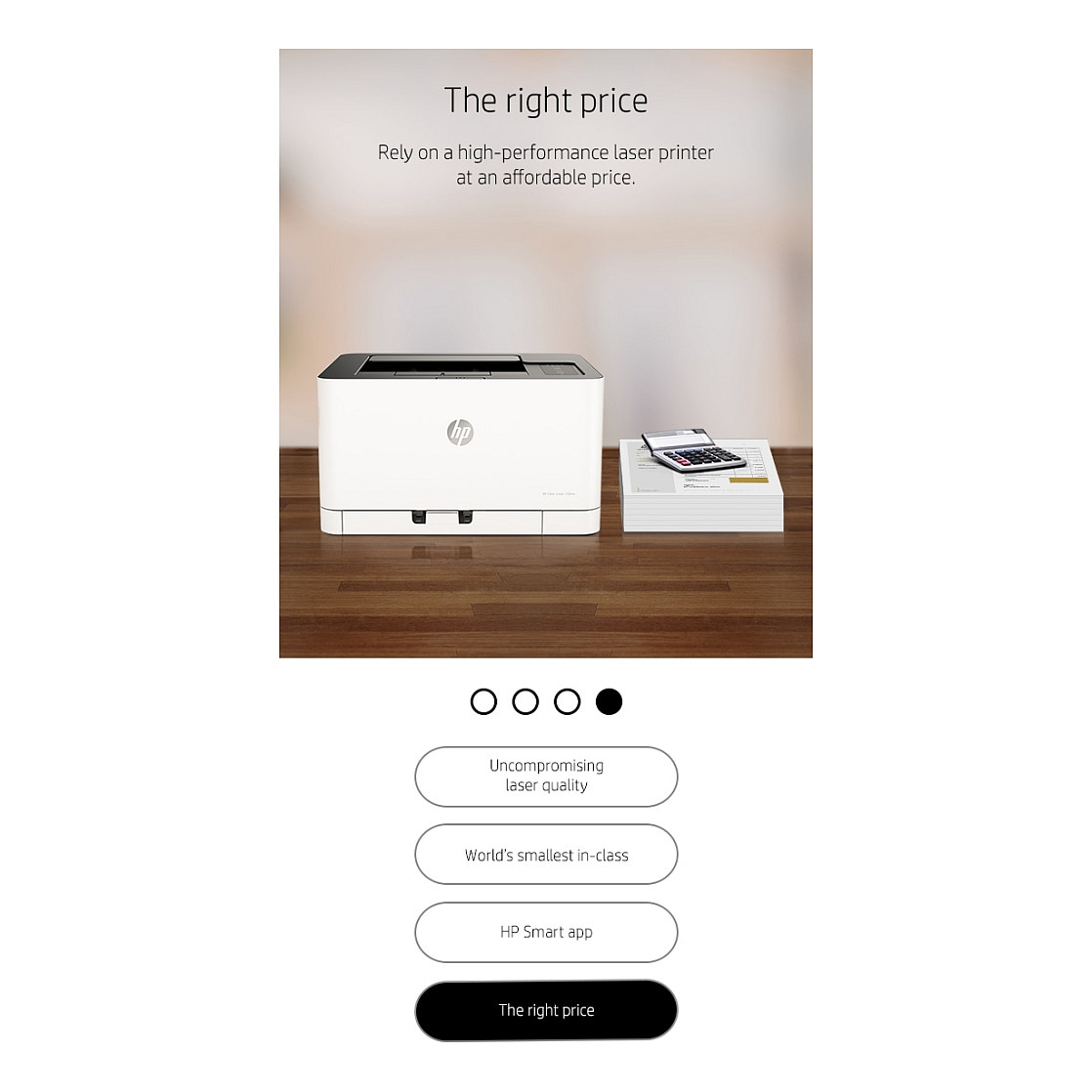 Printer HP Color Laser 150nw Printer, 4ZB95A-14