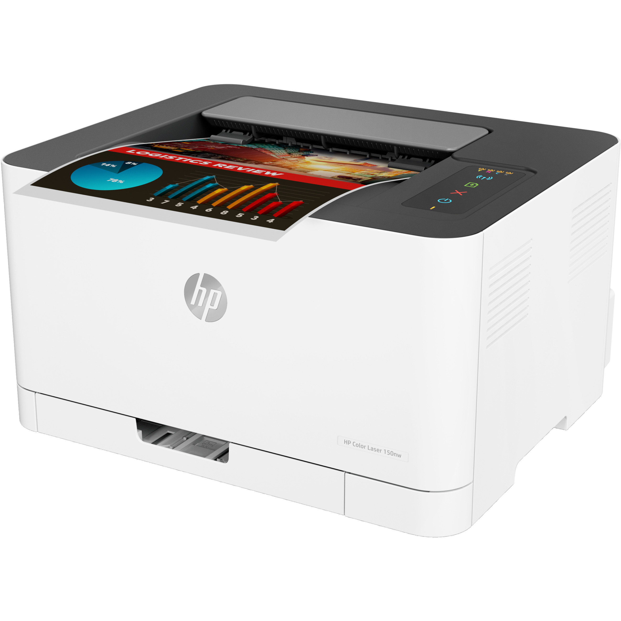 Printer HP Color Laser 150nw Printer, 4ZB95A-4