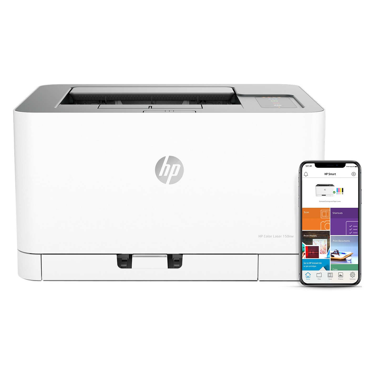 Printer HP Color Laser 150nw Printer, 4ZB95A-20