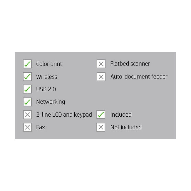Printer HP Color Laser 150nw Printer, 4ZB95A-26