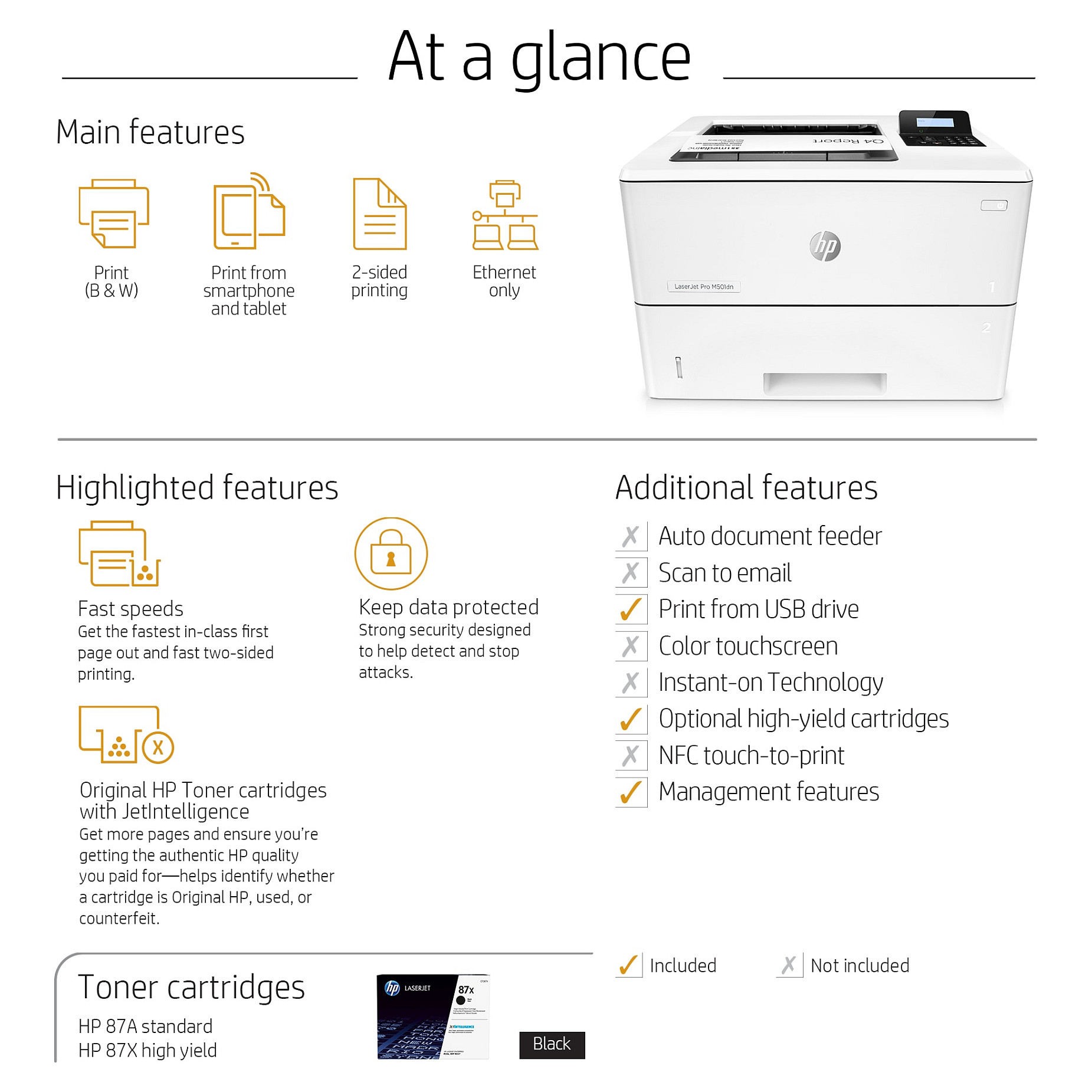 Laserski pisač HP LASERJET PRO M501DN J8H61A (45 str/min, 600 x 600 dpi, 256 MB, USB, Ethernet)-13