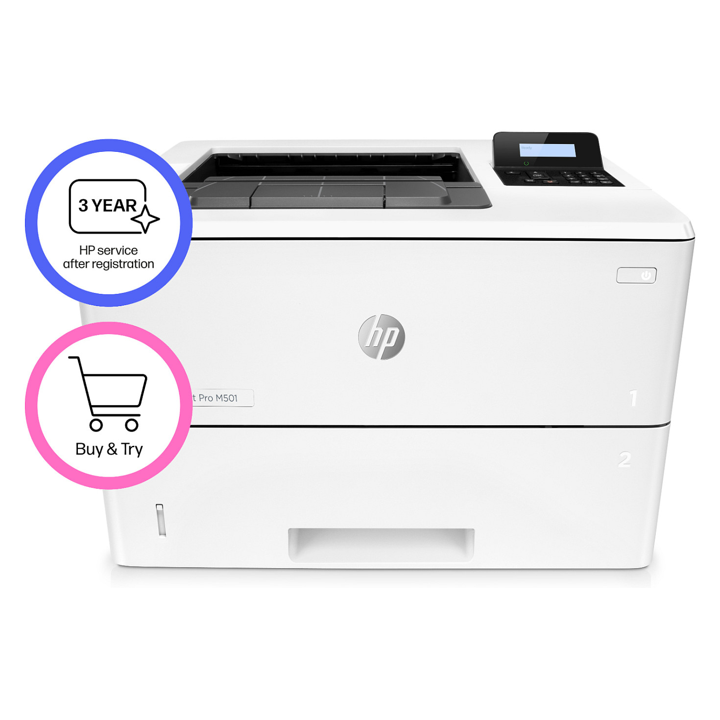 Laserski pisač HP LASERJET PRO M501DN J8H61A (45 str/min, 600 x 600 dpi, 256 MB, USB, Ethernet)-26