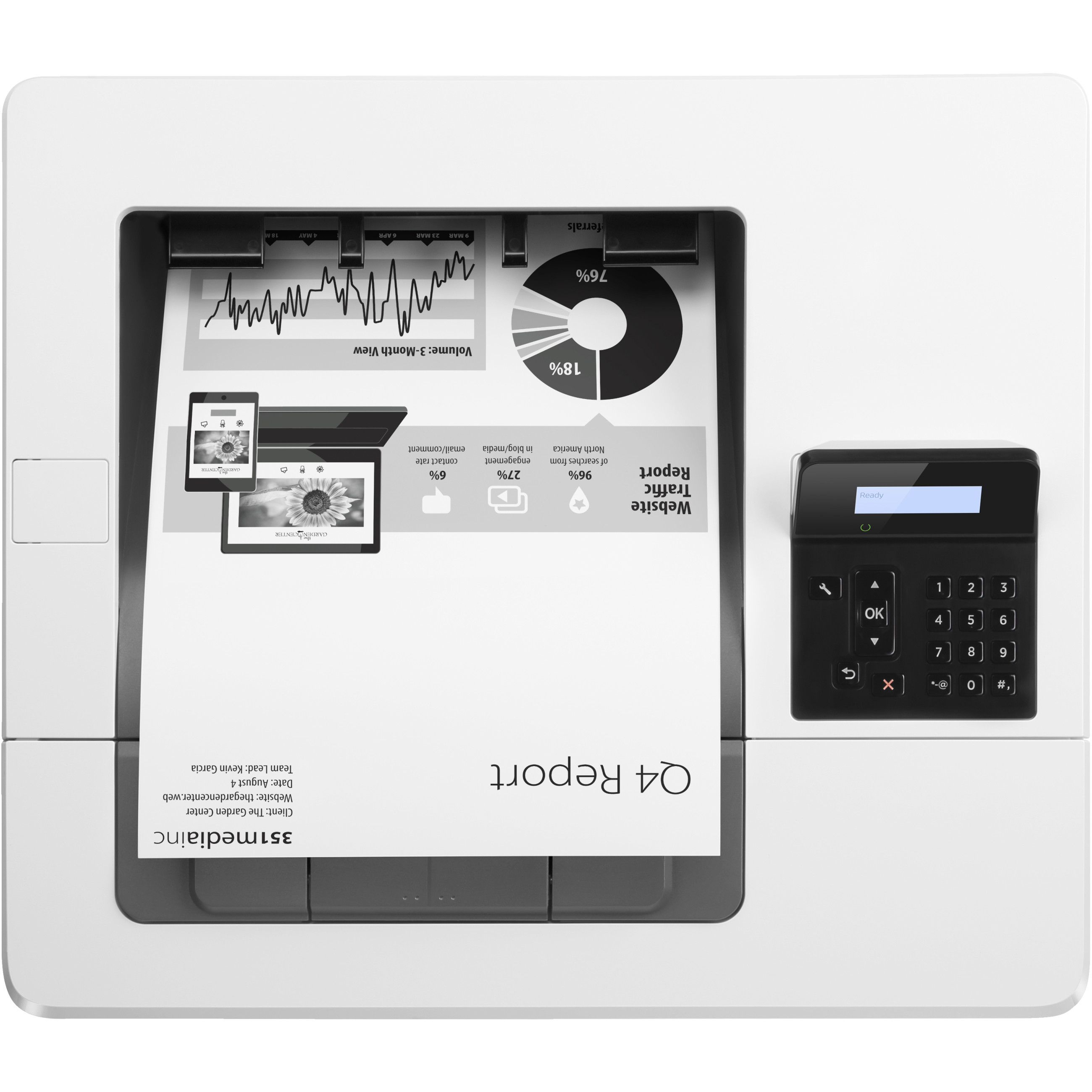 Laserski pisač HP LASERJET PRO M501DN J8H61A (45 str/min, 600 x 600 dpi, 256 MB, USB, Ethernet)-8