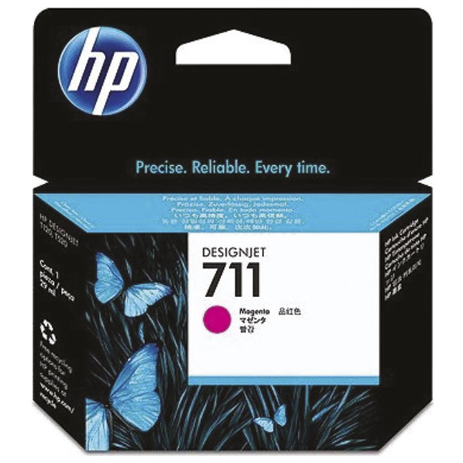 Tinta HP 711 Magenta (29 ml, CZ131A)