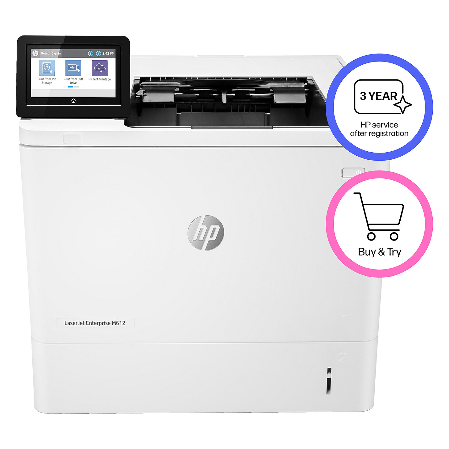 HP LaserJet Enterprise M612dn, 7PS86A-11