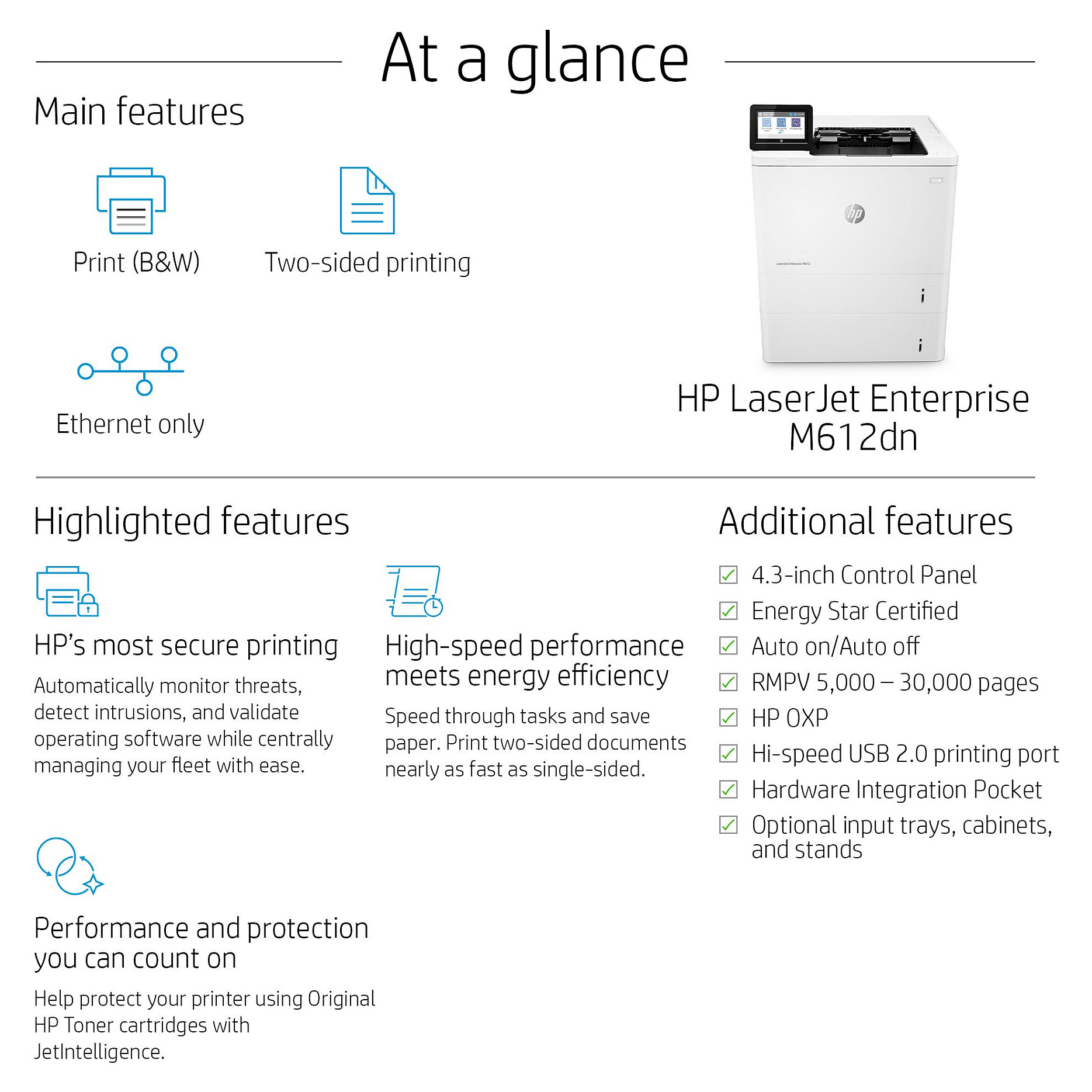 HP LaserJet Enterprise M612dn, 7PS86A-6