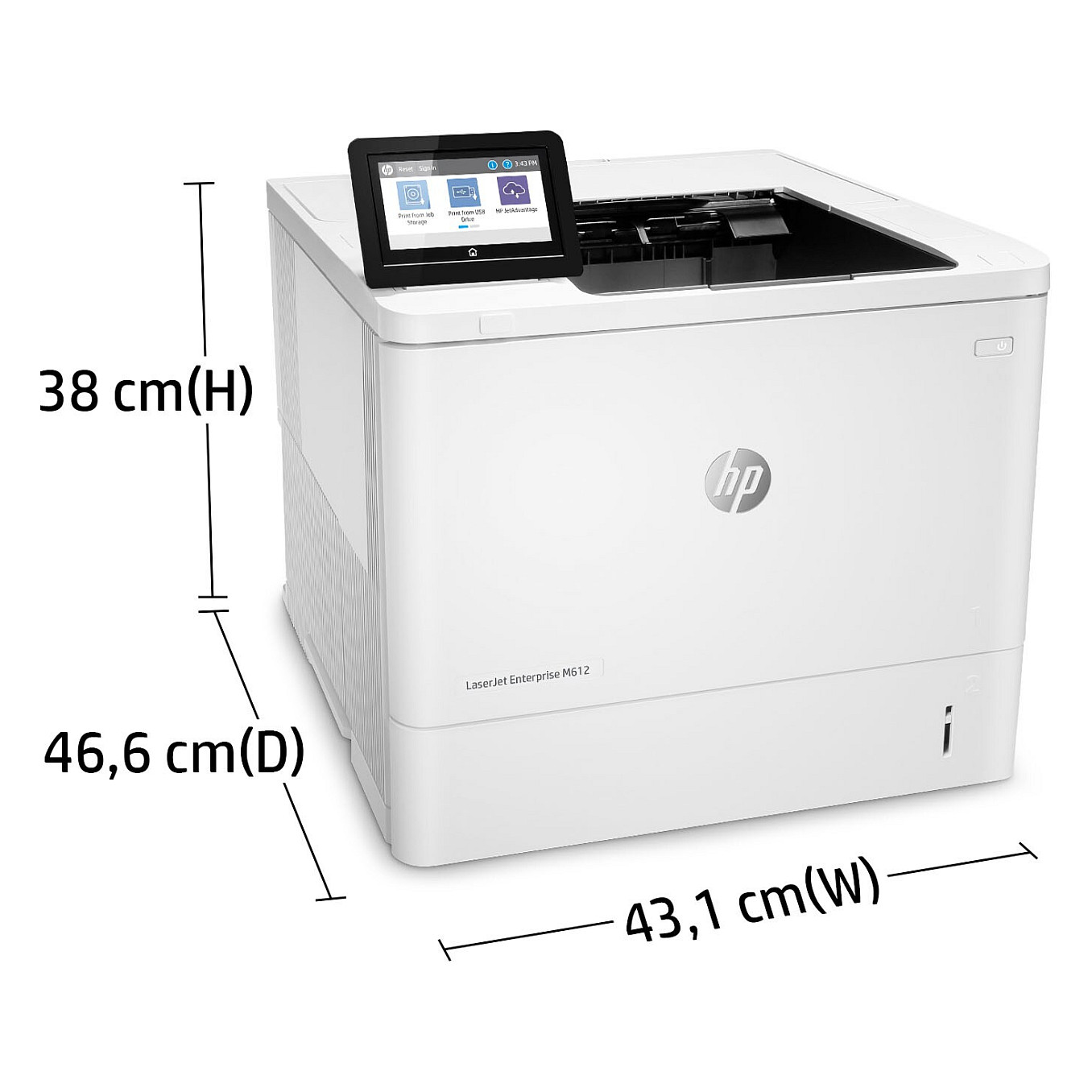 HP LaserJet Enterprise M612dn, 7PS86A-8
