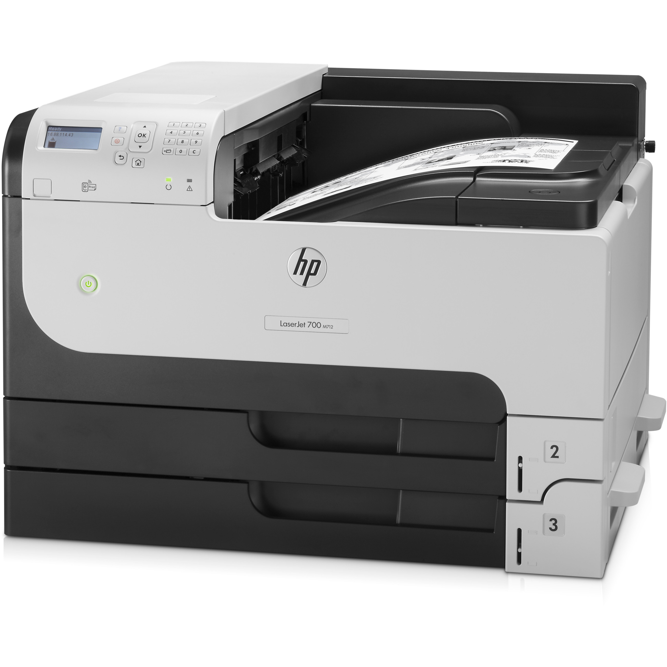 Laserski printer HP LASERJET ENTERPRISE A3 700 M712dn (do 40 str/min, 1200 x 1200 dpi)-4