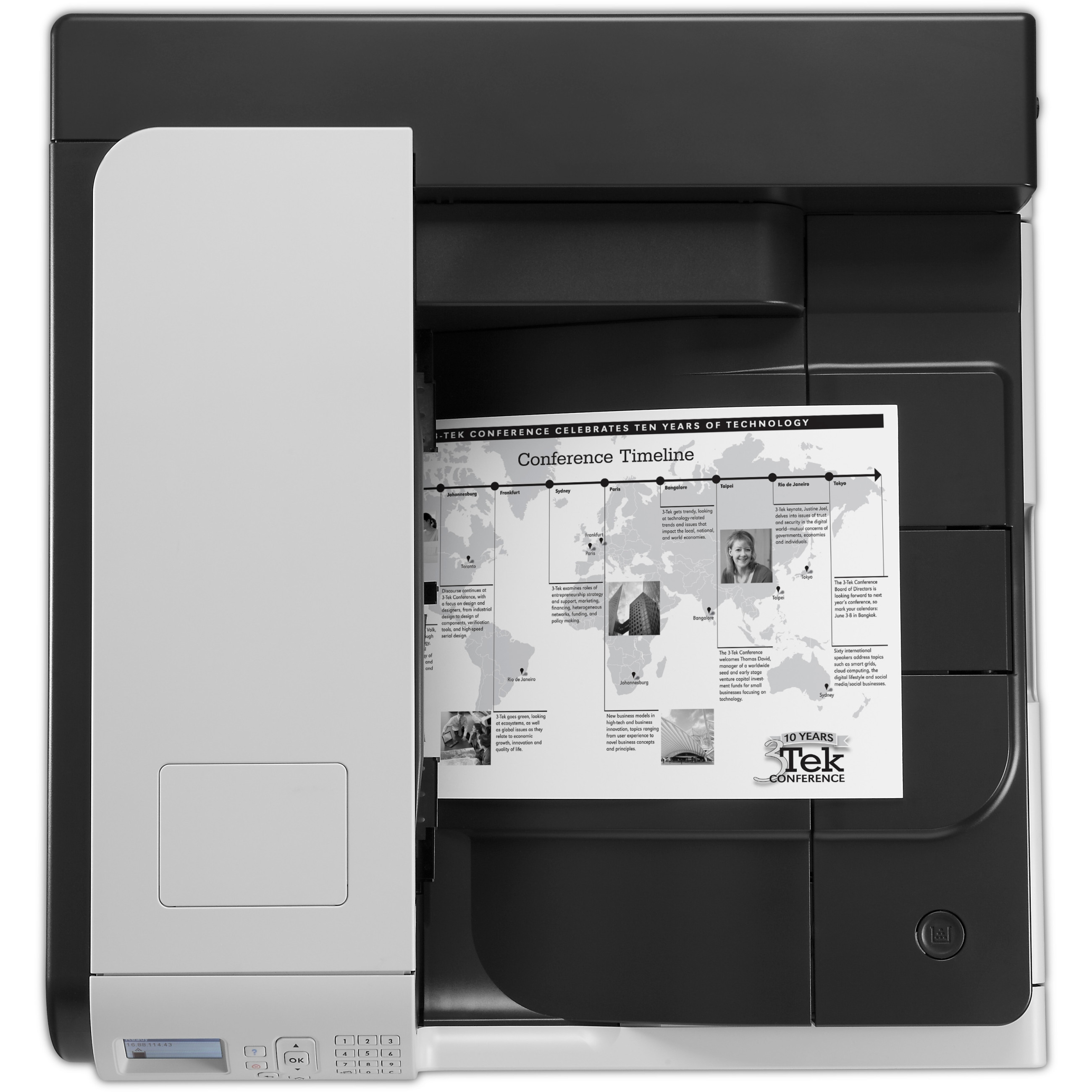 Laserski printer HP LASERJET ENTERPRISE A3 700 M712dn (do 40 str/min, 1200 x 1200 dpi)-8