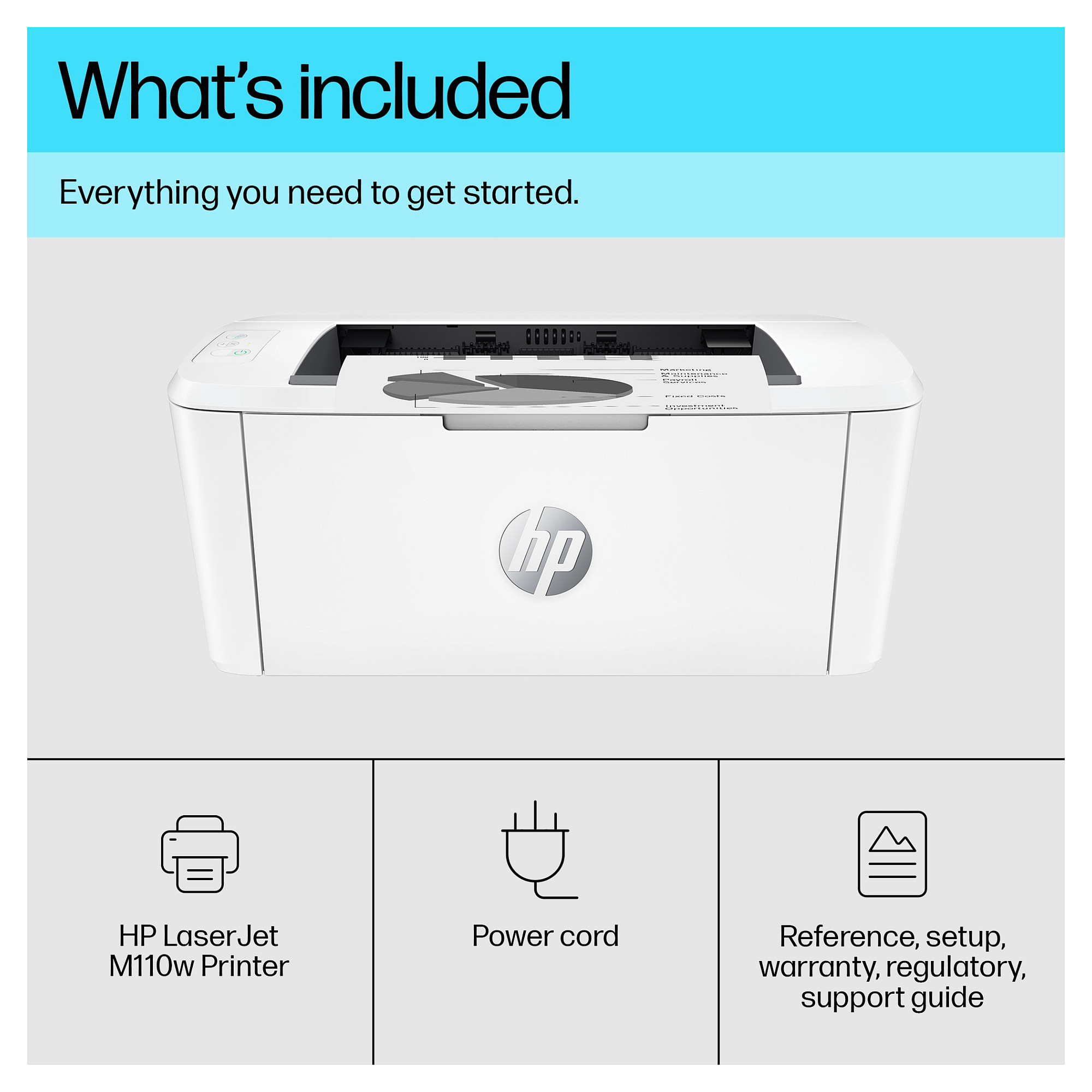 HP LaserJet M110w Printer, 7MD66F-20