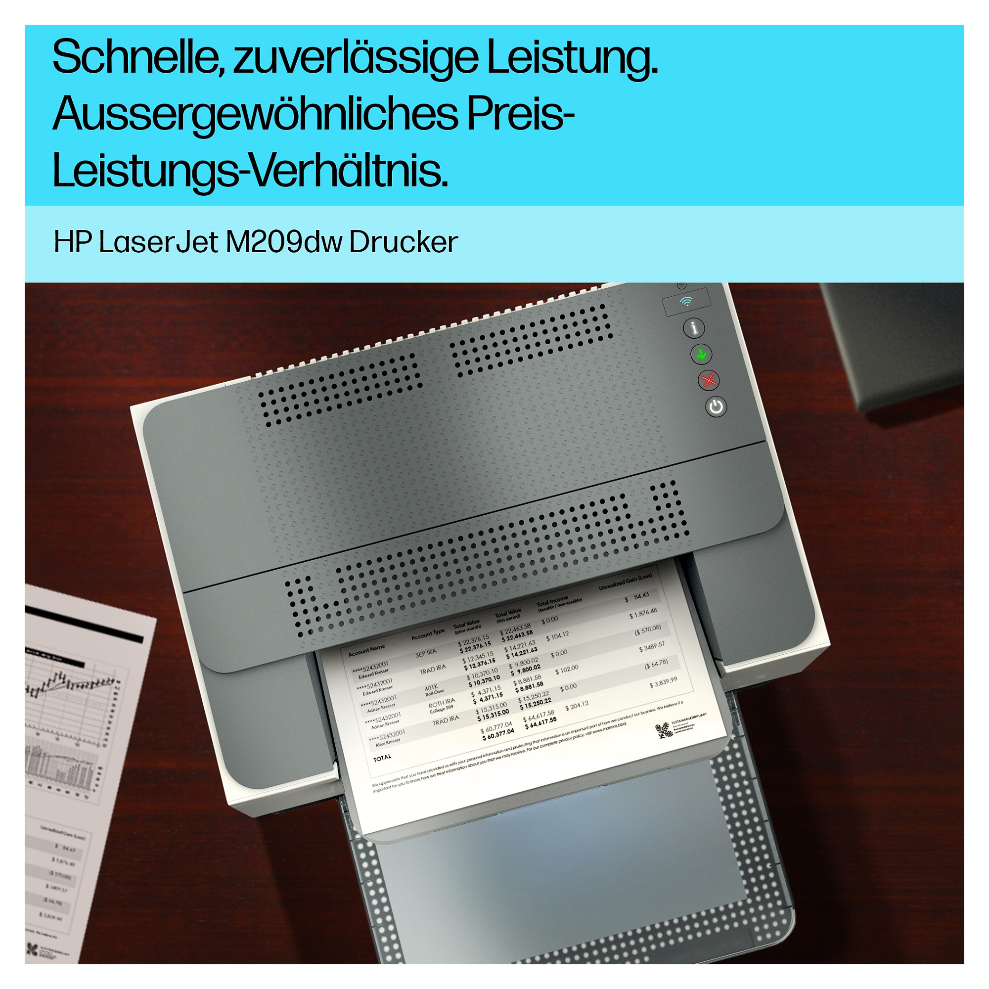 HP LaserJet M209dw Printer:EU, 6GW62F-11