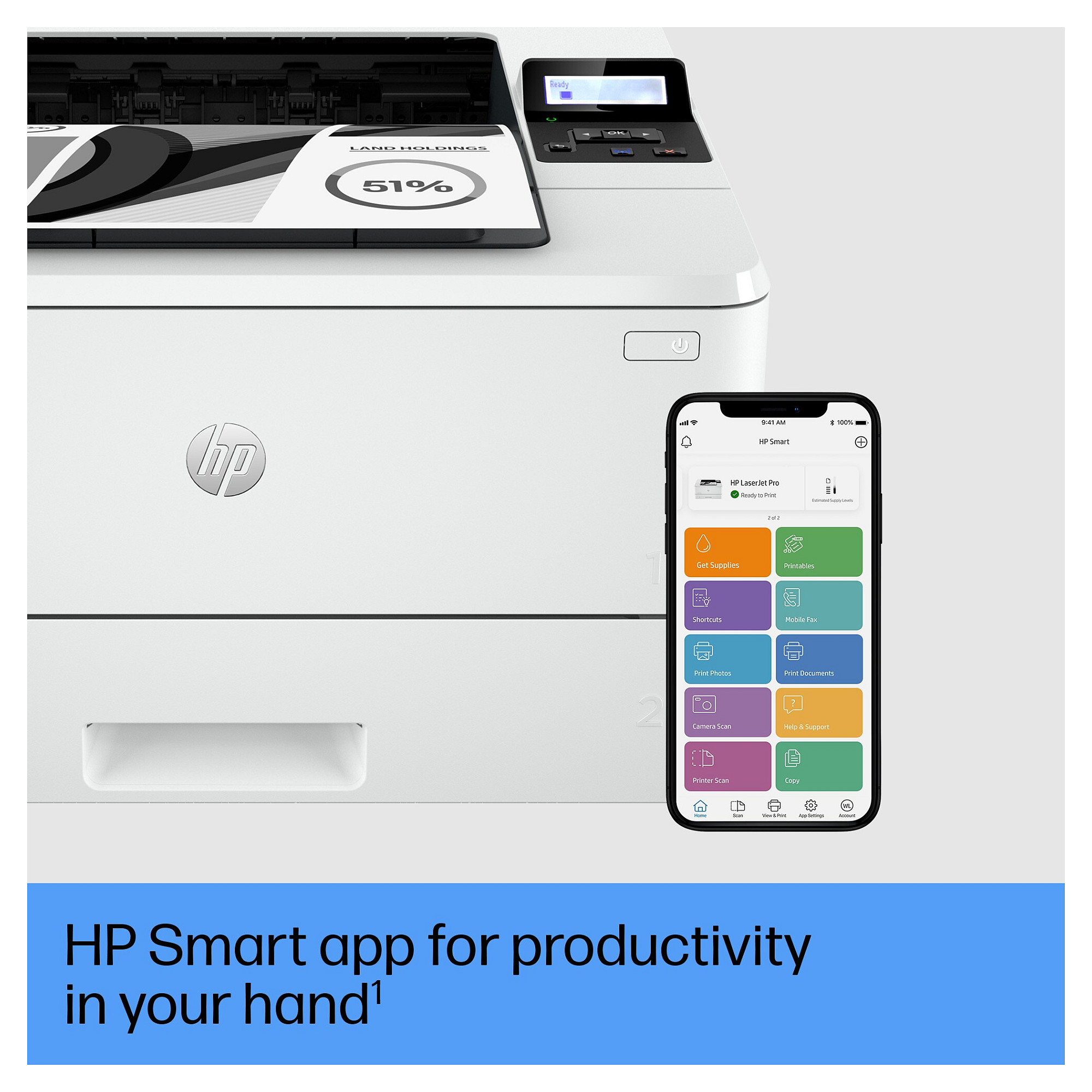 HP LaserJet Pro 4002dn Printer:EUR, 2Z605F-10