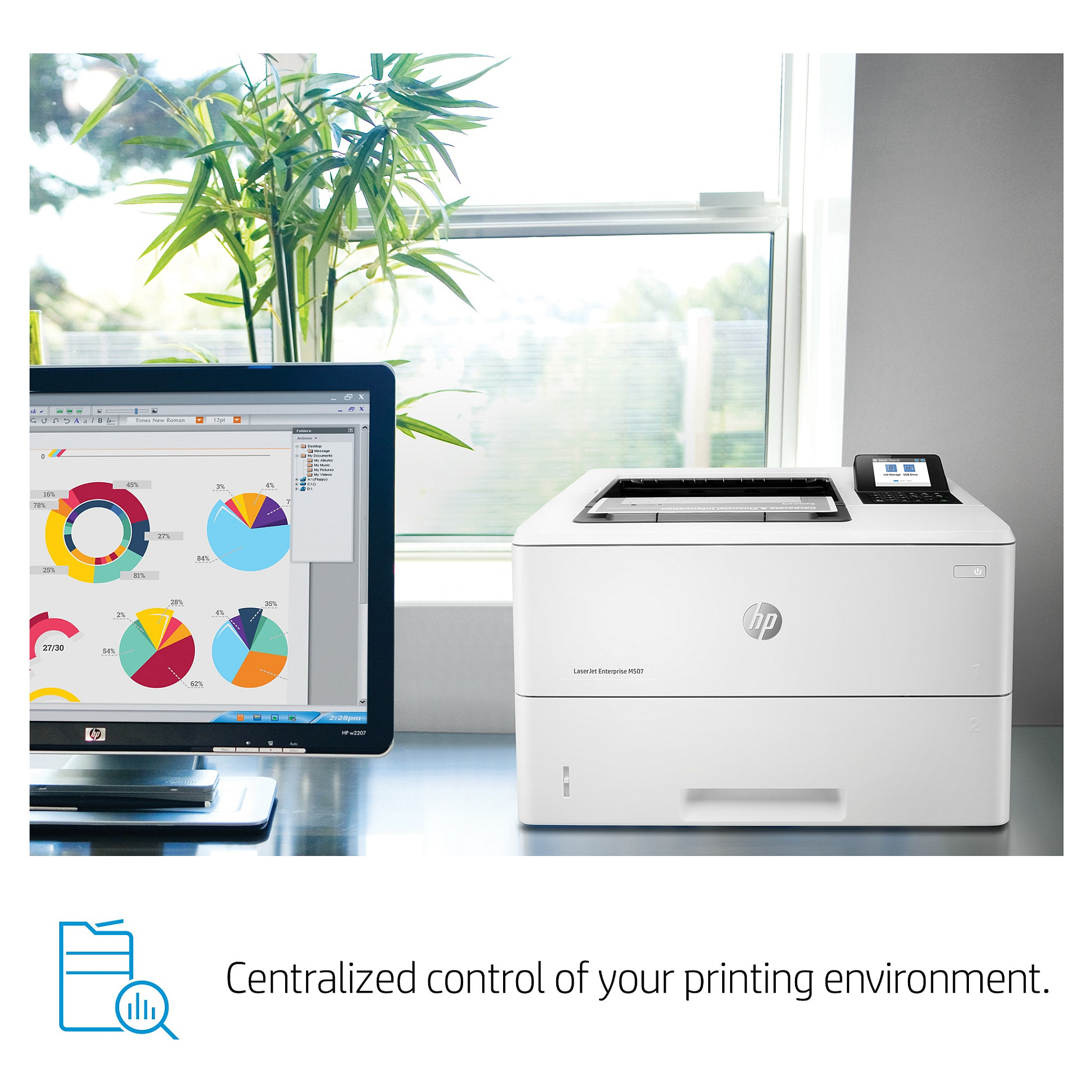 Printer HP LaserJet Enterprise M507dn 1PV87A-22