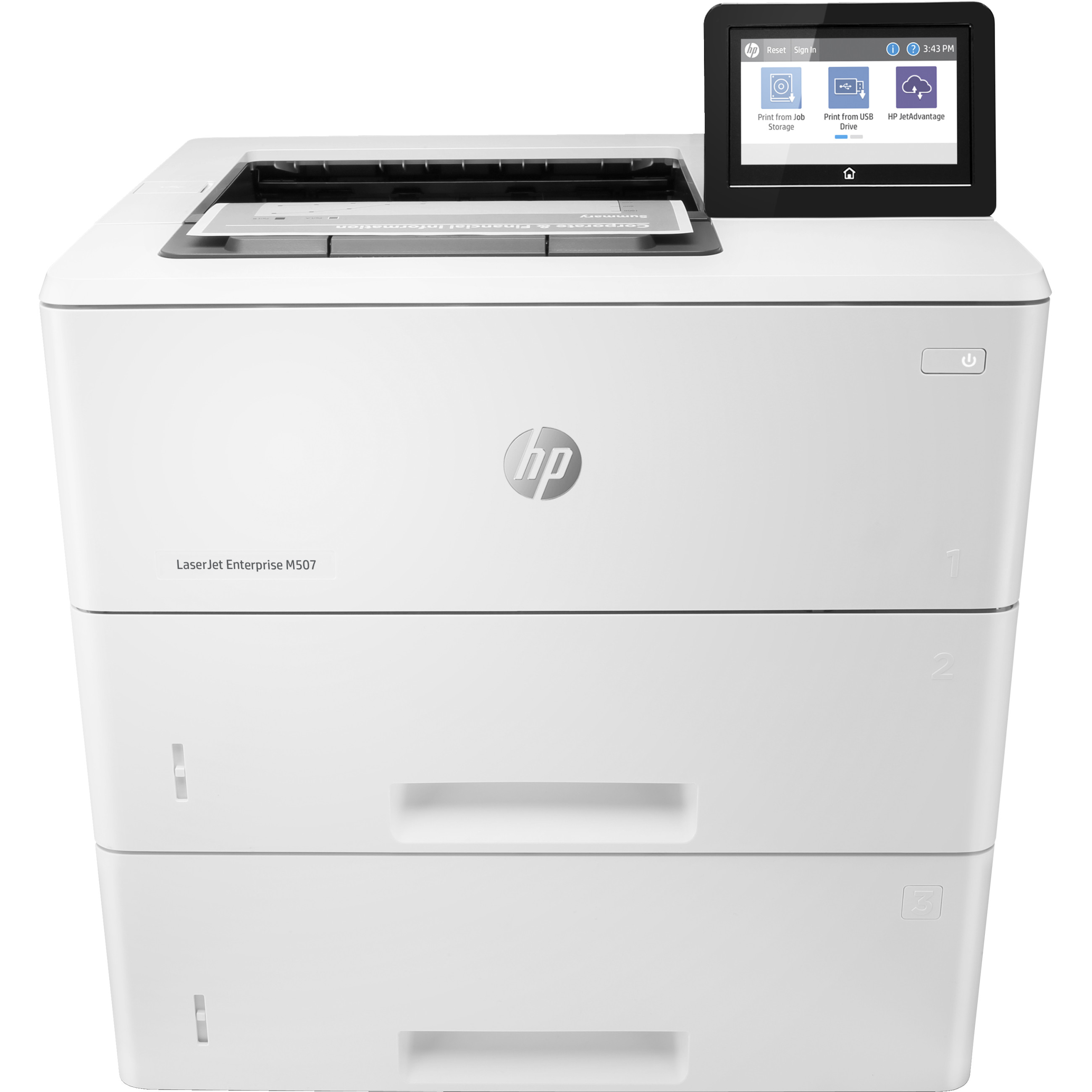 Laserski pisač HP LASERJET ENTERPRISE M507x 1PV88A (do 45 ppm, 1200 x 1200 dpi, 1,5 GB RAM)-1