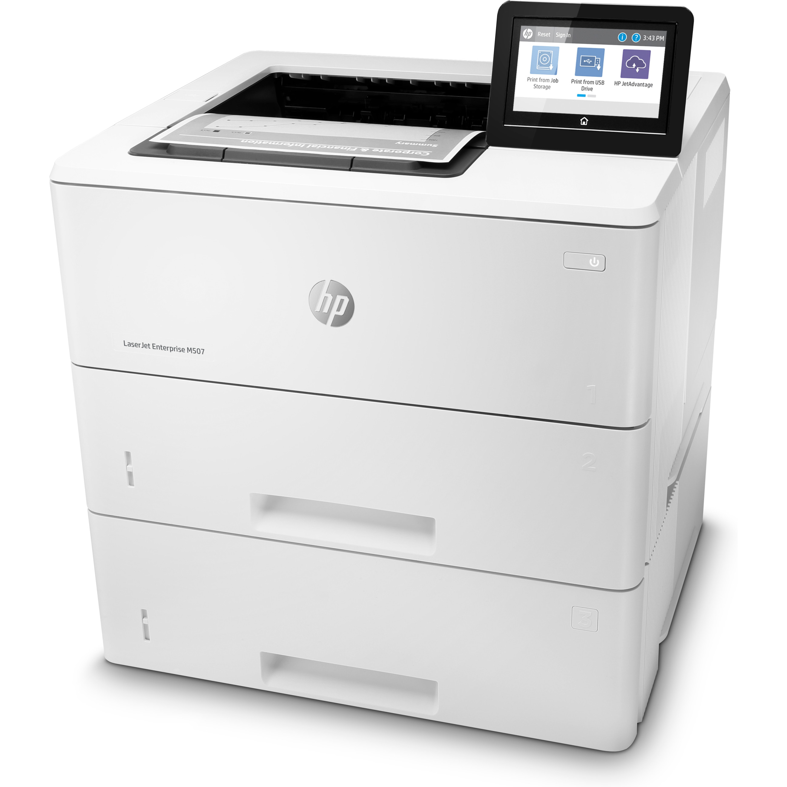 Laserski pisač HP LASERJET ENTERPRISE M507x 1PV88A (do 45 ppm, 1200 x 1200 dpi, 1,5 GB RAM)-3