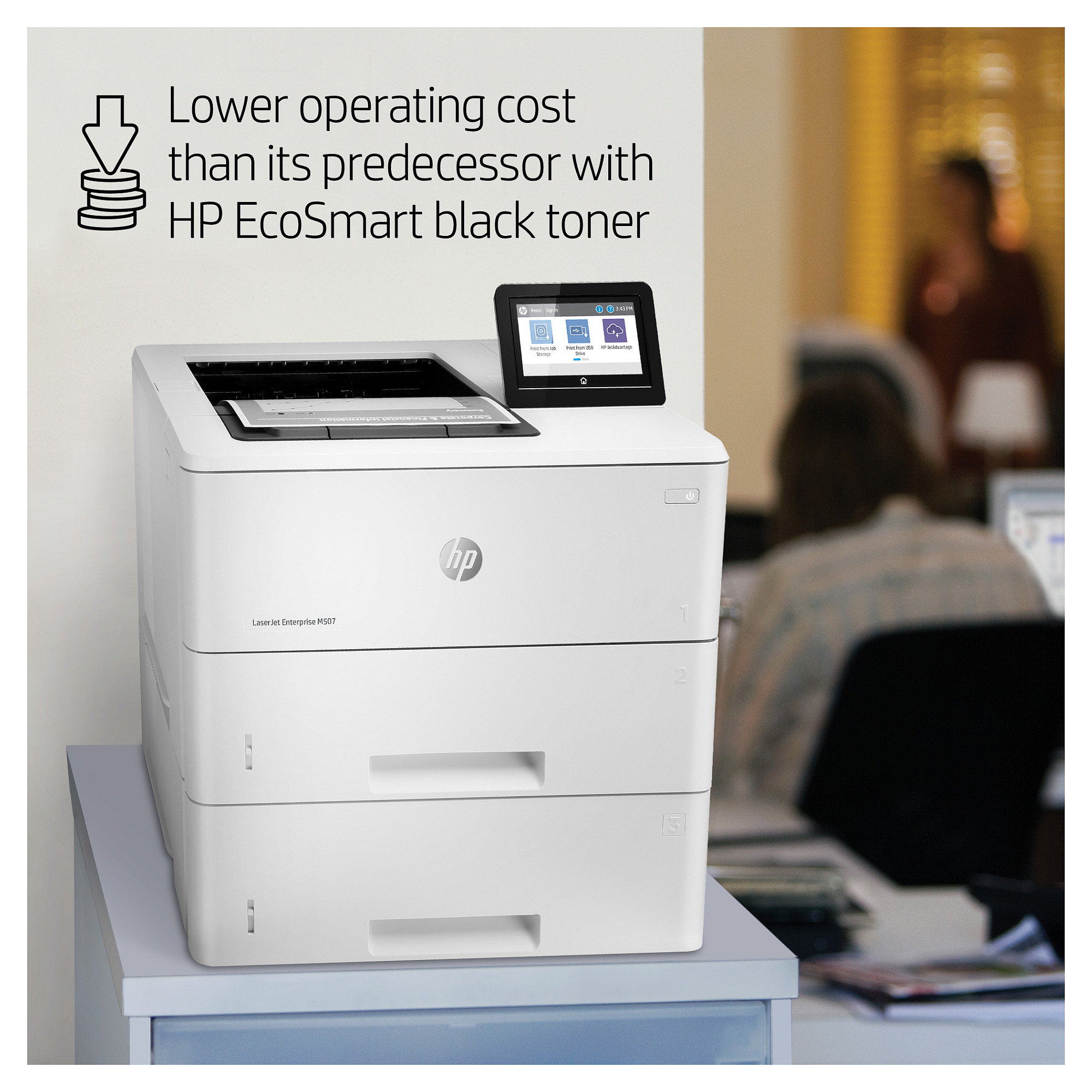 Laserski pisač HP LASERJET ENTERPRISE M507x 1PV88A (do 45 ppm, 1200 x 1200 dpi, 1,5 GB RAM)-20