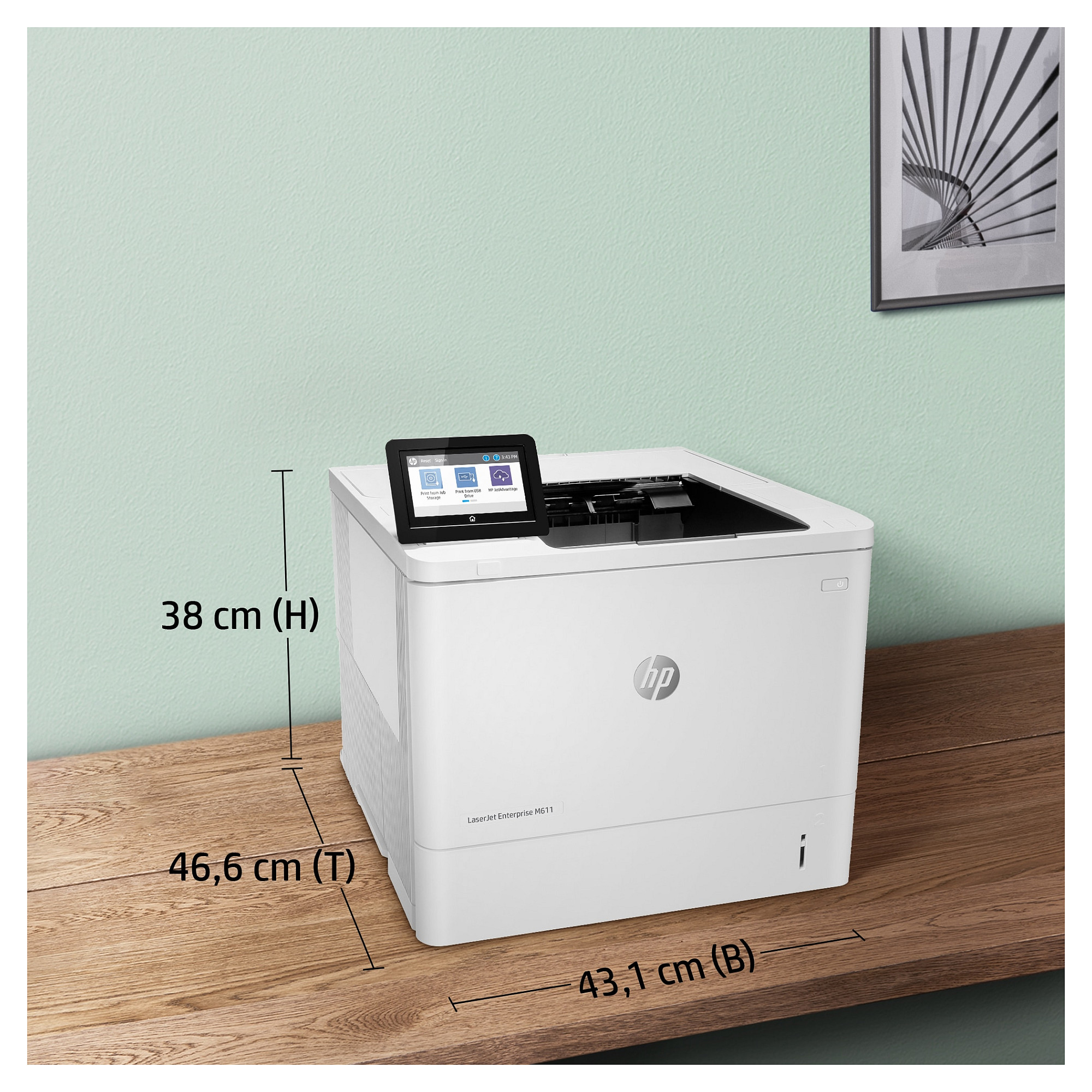Laserski pisač HP LASERJET ENT M611DN 7PS84A (do 65 ppm, 1200 x 1200 dpi)-7