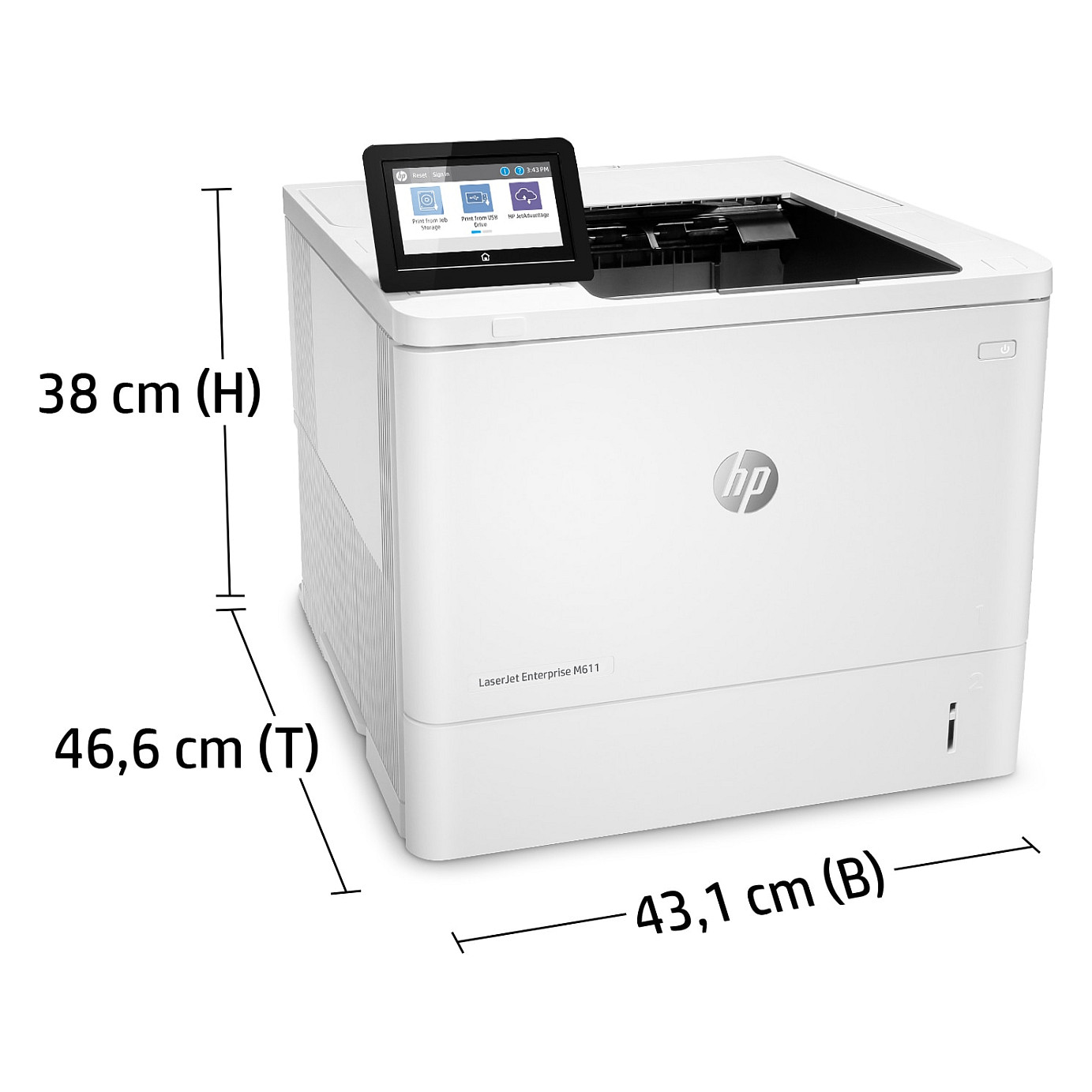 Laserski pisač HP LASERJET ENT M611DN 7PS84A (do 65 ppm, 1200 x 1200 dpi)-9