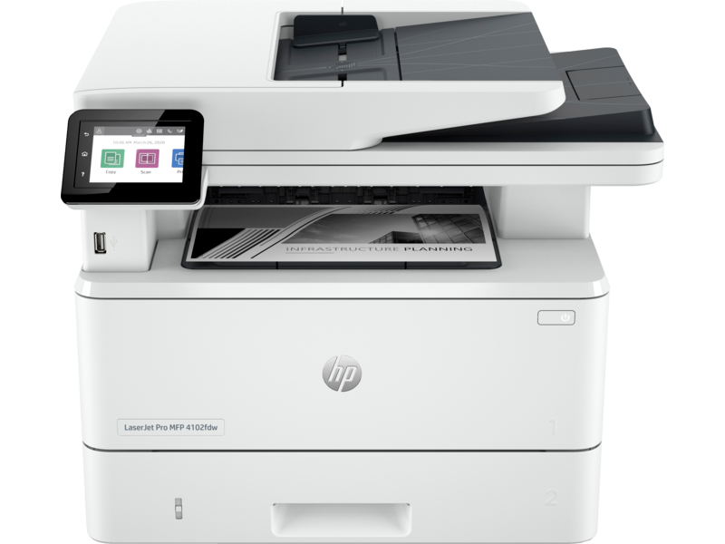 HP LJ Pro MFP 4102dw Printer:EUR, 2Z622F