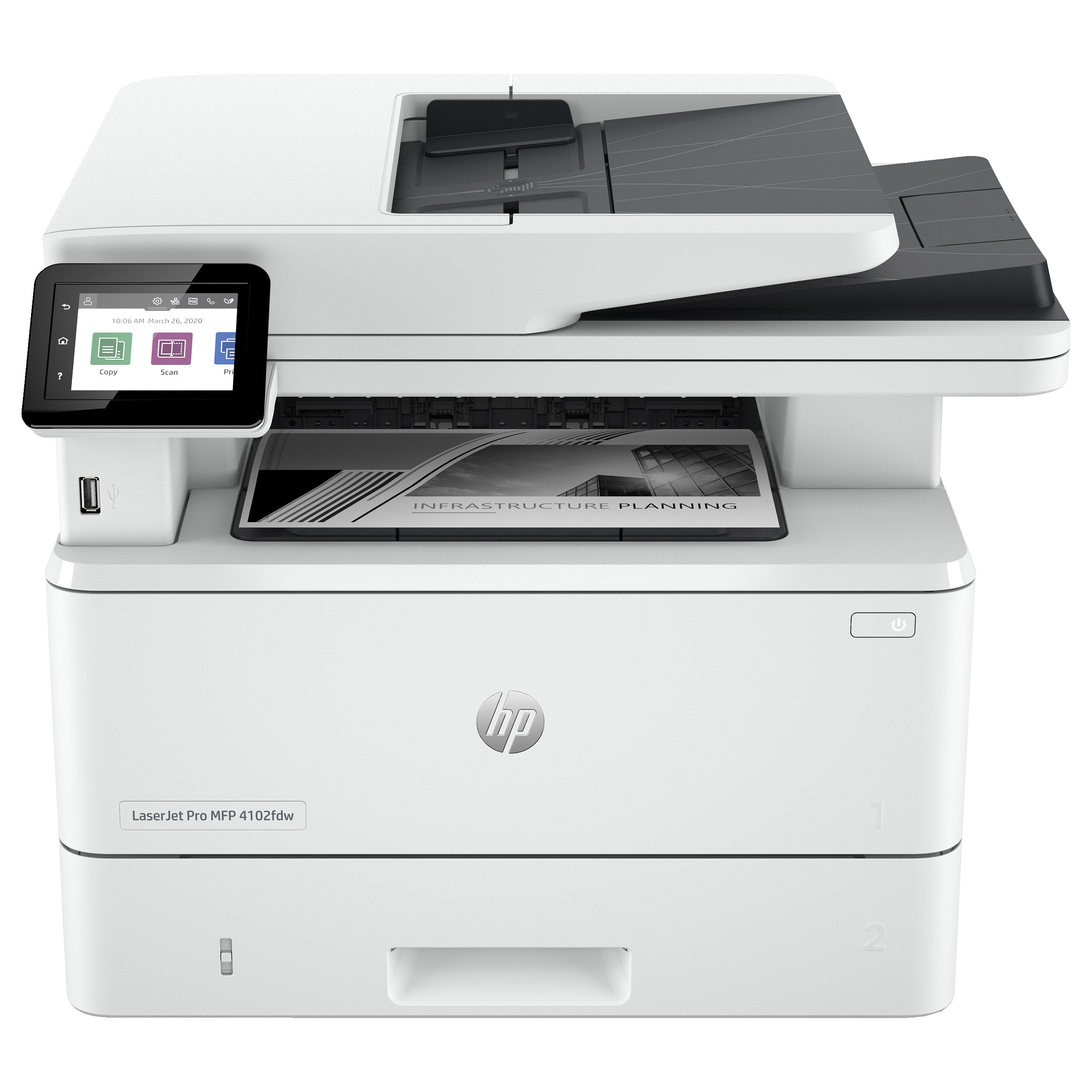 HP LJ Pro MFP 4102dw Printer:EUR, 2Z622F-1