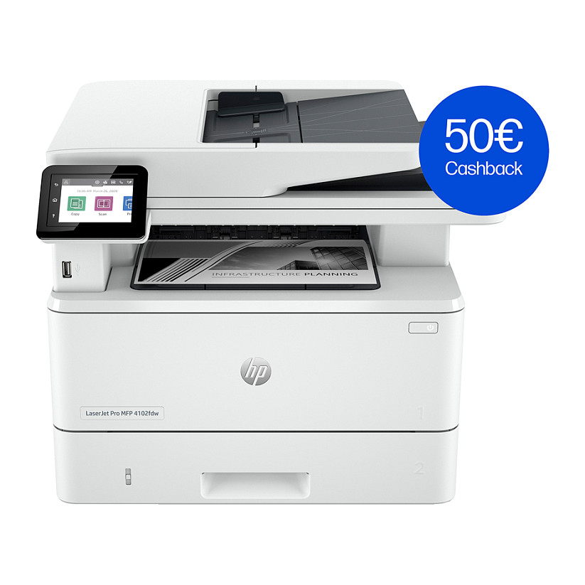 HP LJ Pro MFP 4102dw Printer:EUR, 2Z622F-13