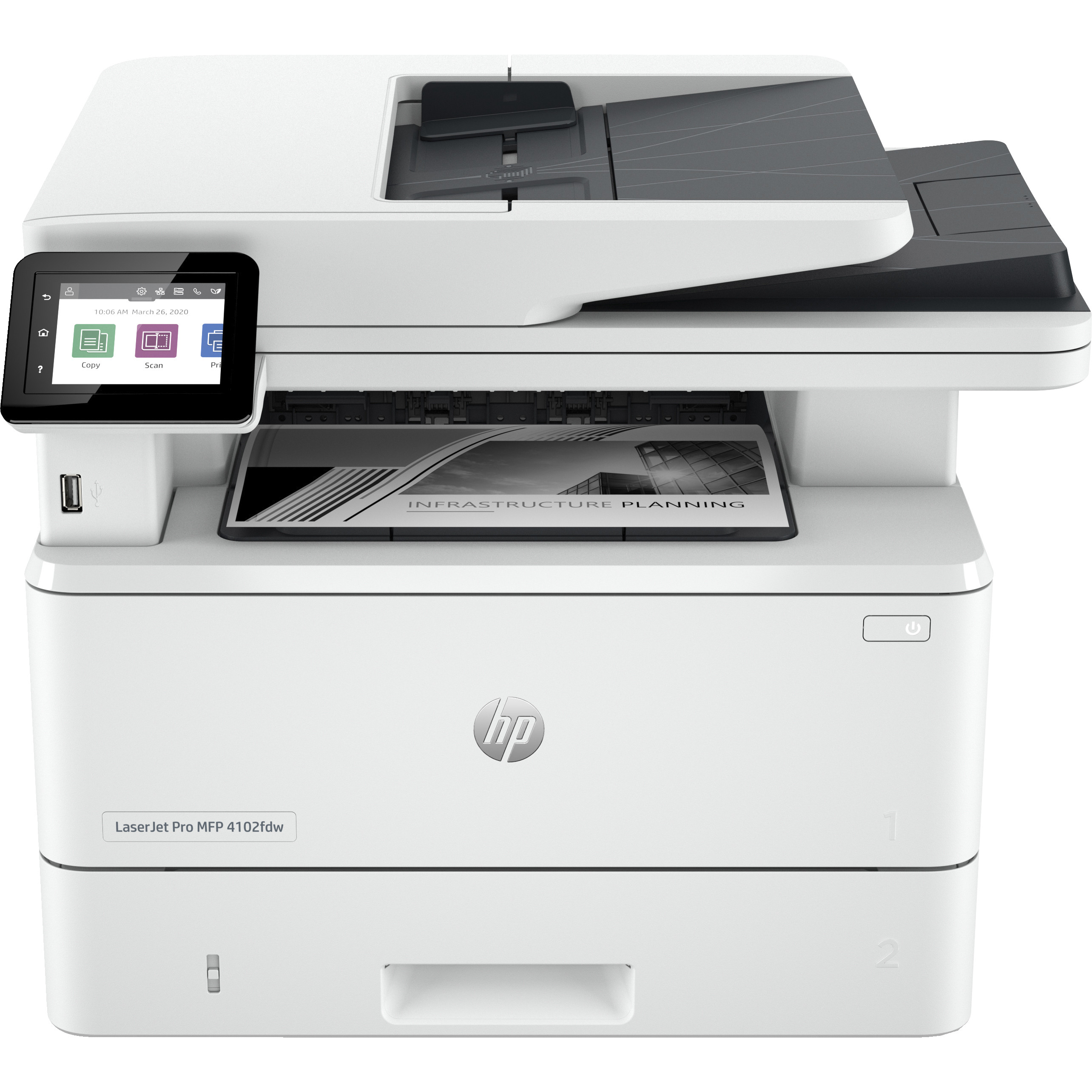 HP LaserJet Pro MFP 4102fdw Printer :EUR, 2Z624F-1