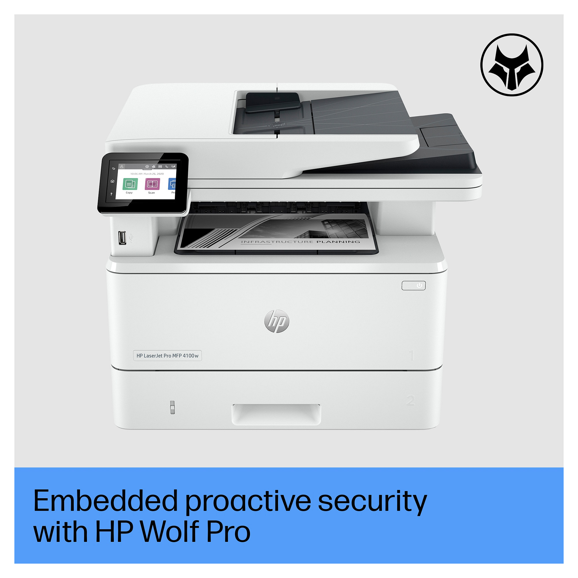 HP LaserJet Pro MFP 4102fdw Printer :EUR, 2Z624F-8