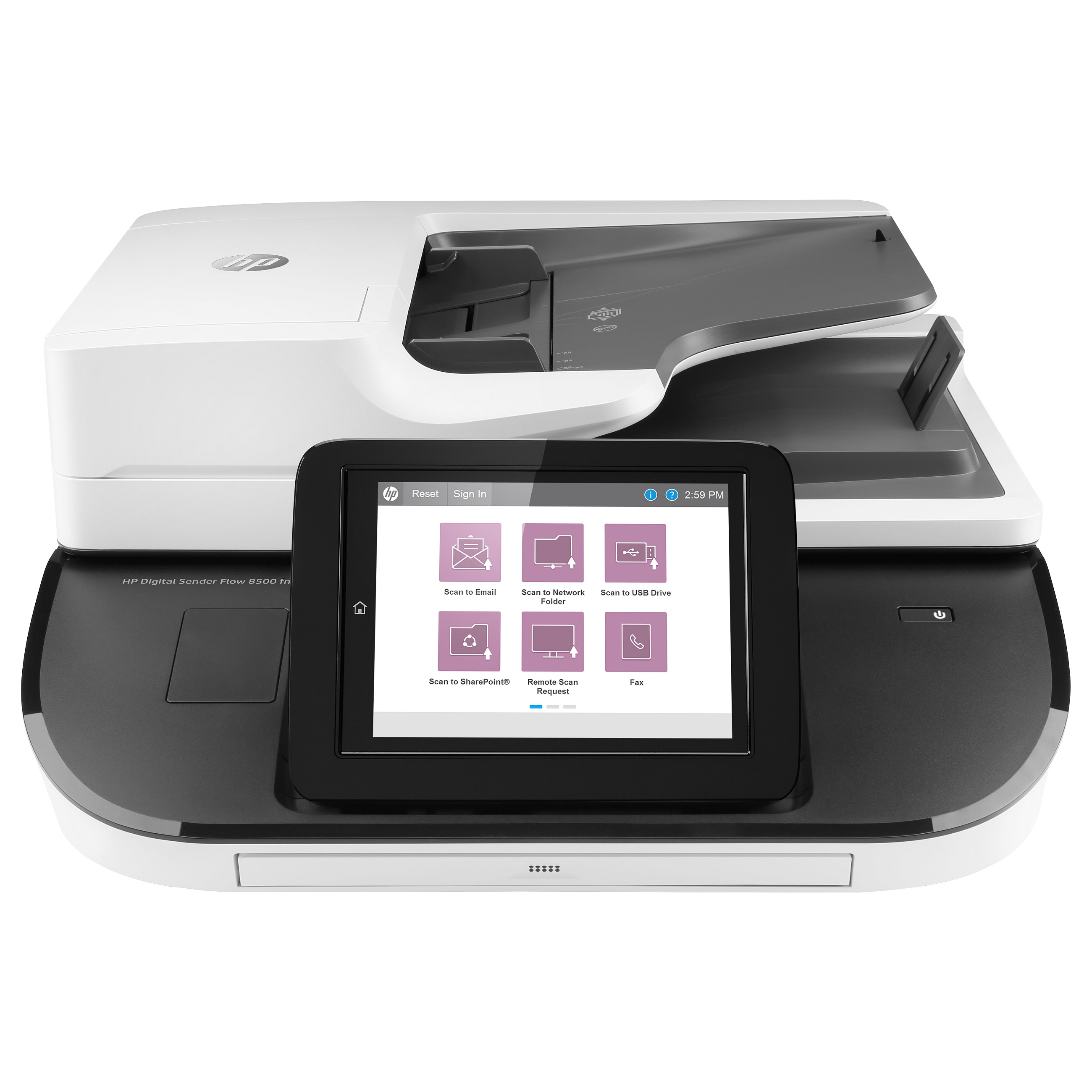 Skener HP Digital Sender Flow 8500 fn2 (ADF, 600 ppi, 100 ppm/200 ipm, 500 GB HDD)-0