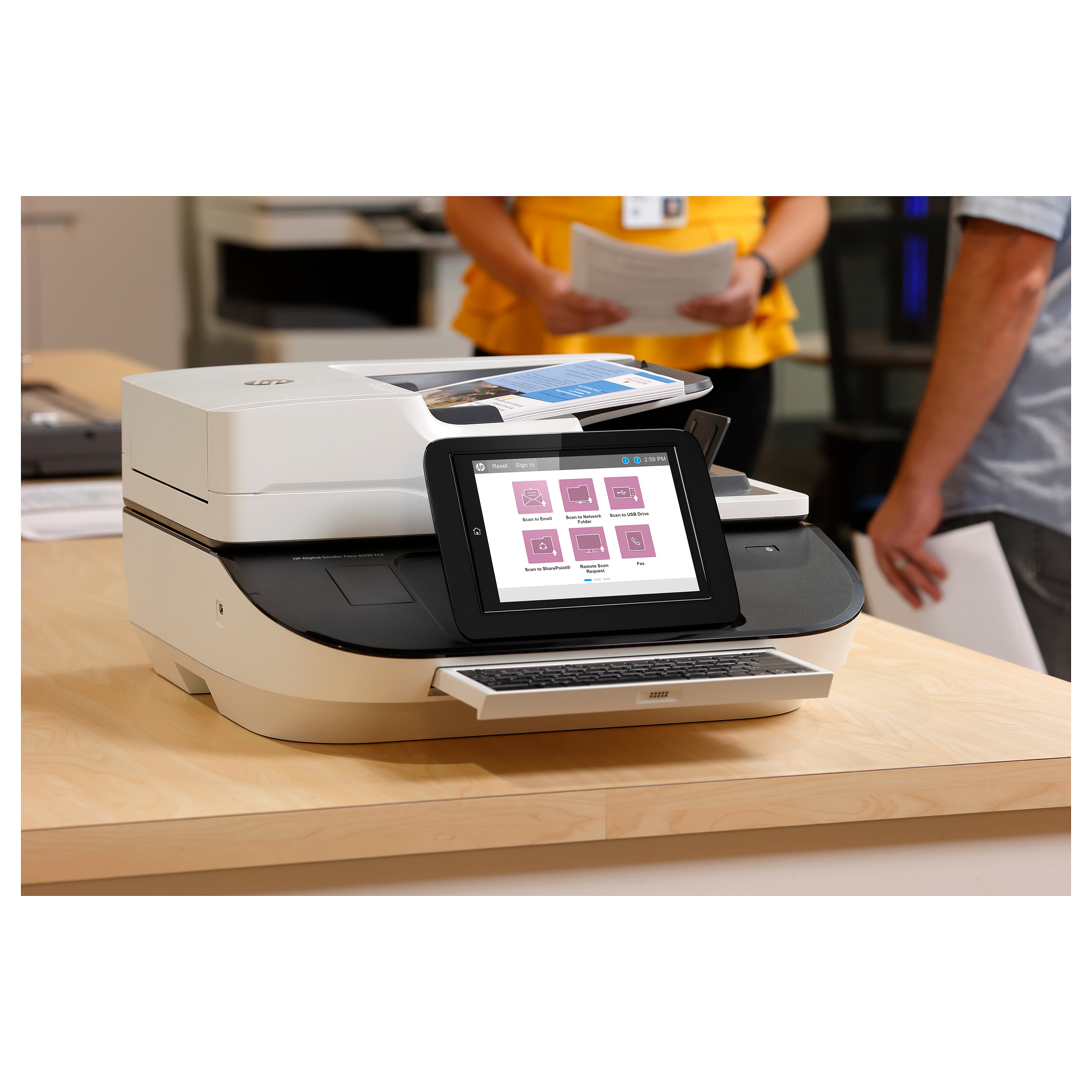 Skener HP Digital Sender Flow 8500 fn2 (ADF, 600 ppi, 100 ppm/200 ipm, 500 GB HDD)-3