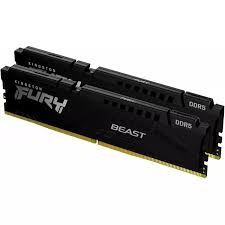 RAM memorija KINGSTON DRAM 16GB 5600MT/s DDR5 CL40 DIMM (Kit of 2) FURY Beast crna EAN: 740617325935-3