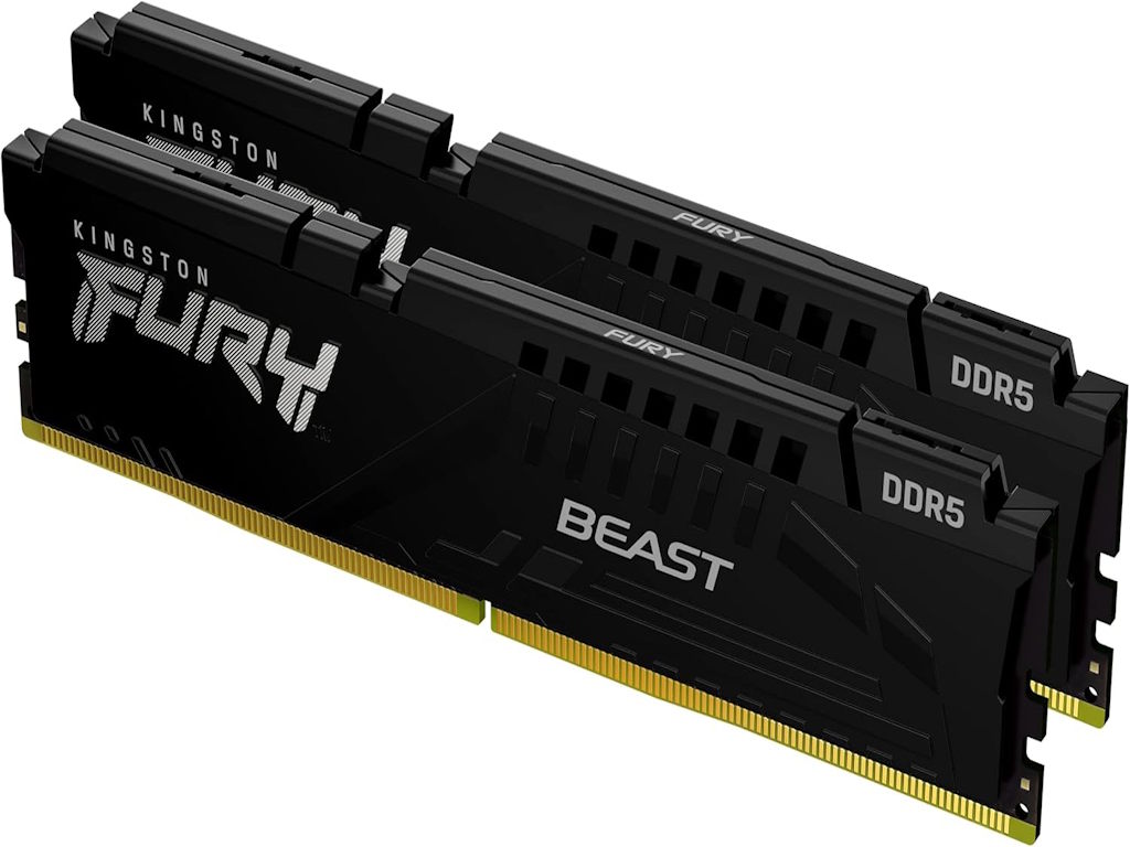 RAM memorija KINGSTON DRAM 16GB 5600MT/s DDR5 CL40 DIMM (Kit of 2) FURY Beast crna EAN: 740617325935-2