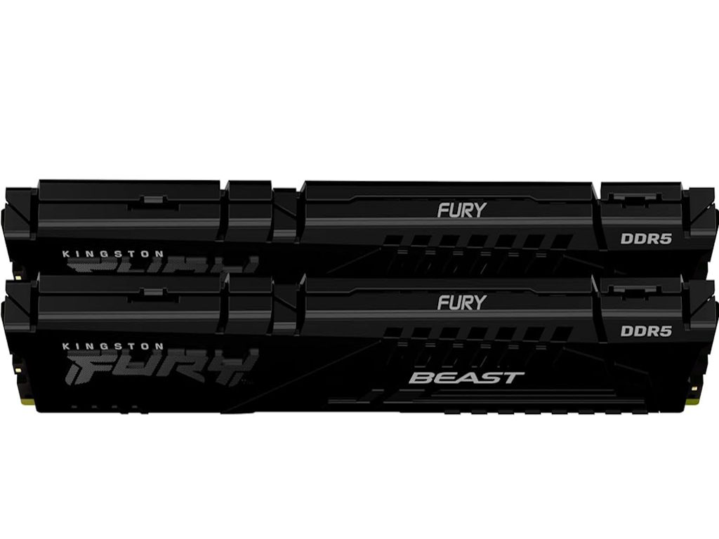 RAM memorija KINGSTON DRAM 16GB 5600MT/s DDR5 CL40 DIMM (Kit of 2) FURY Beast crna EAN: 740617325935-4